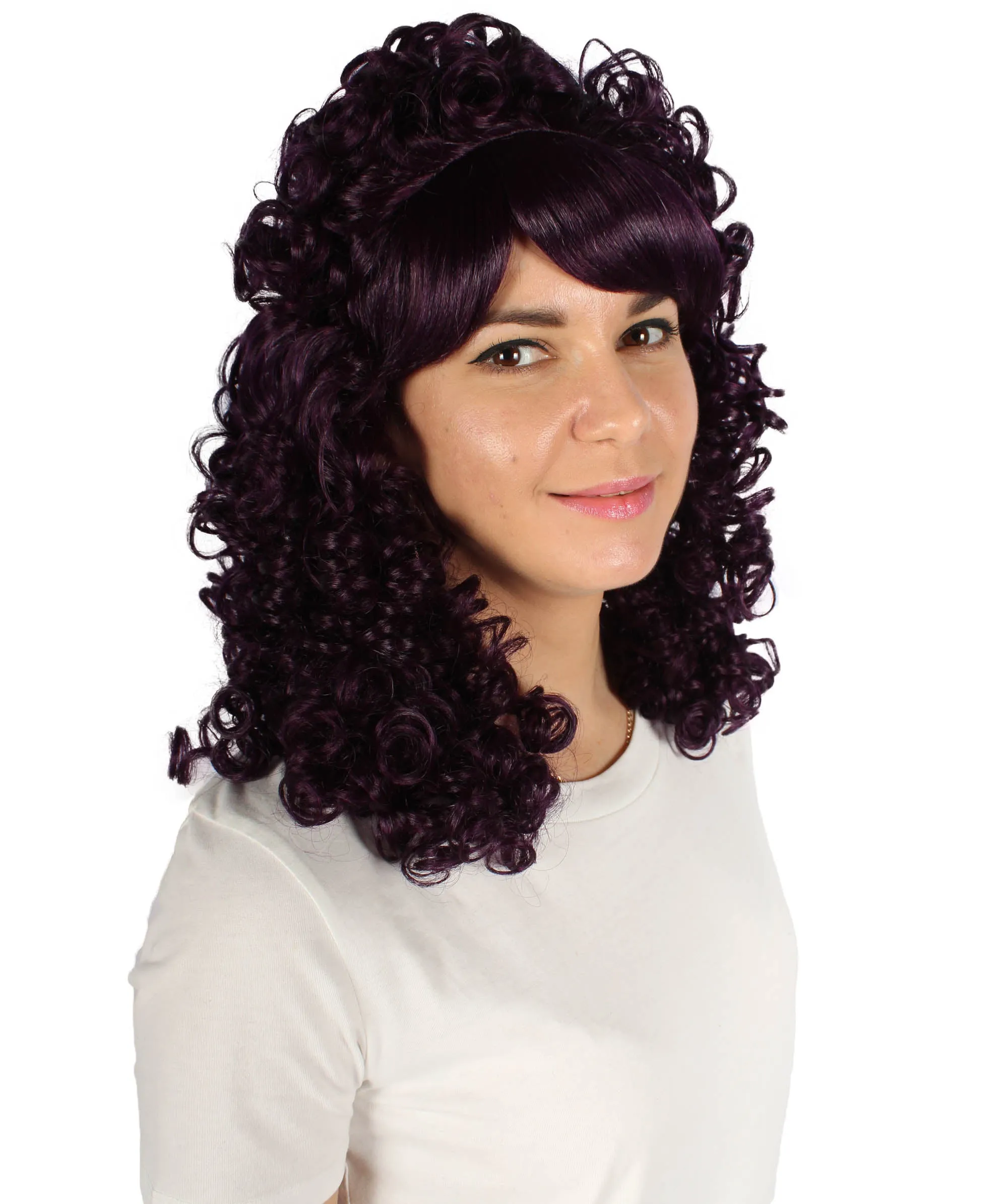 HPO Women's 80's Babe Doll Wig , Multiple Color Options