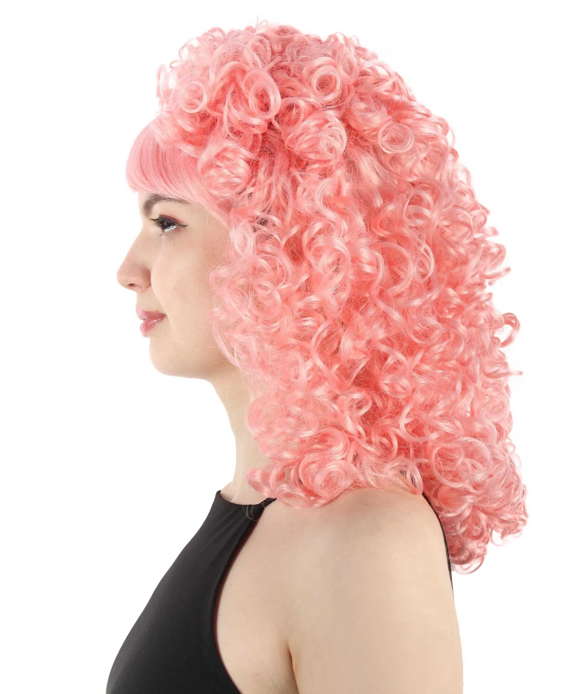 HPO Women's 80's Babe Doll Wig , Multiple Color Options
