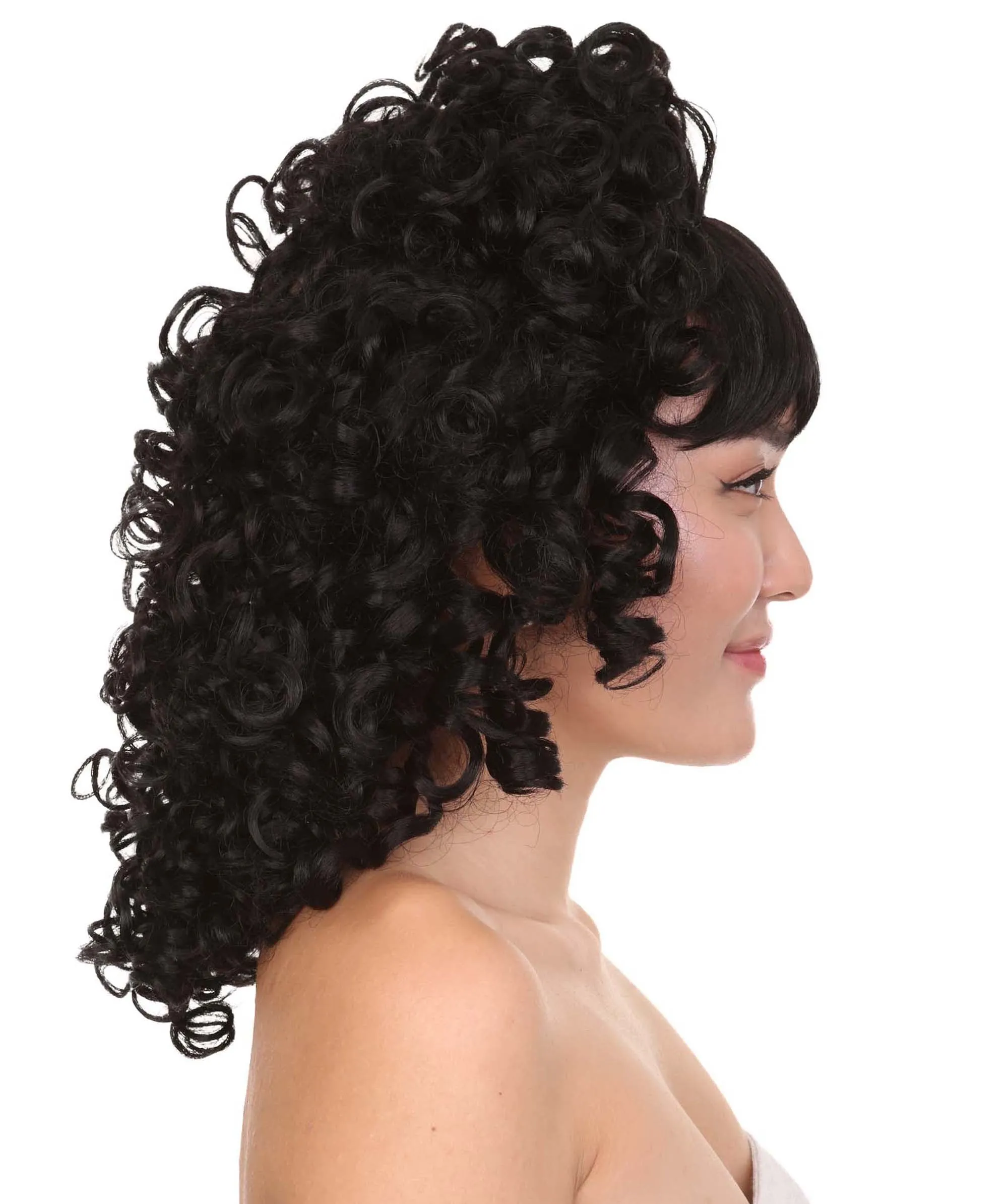 HPO Women's 80's Babe Doll Wig , Multiple Color Options