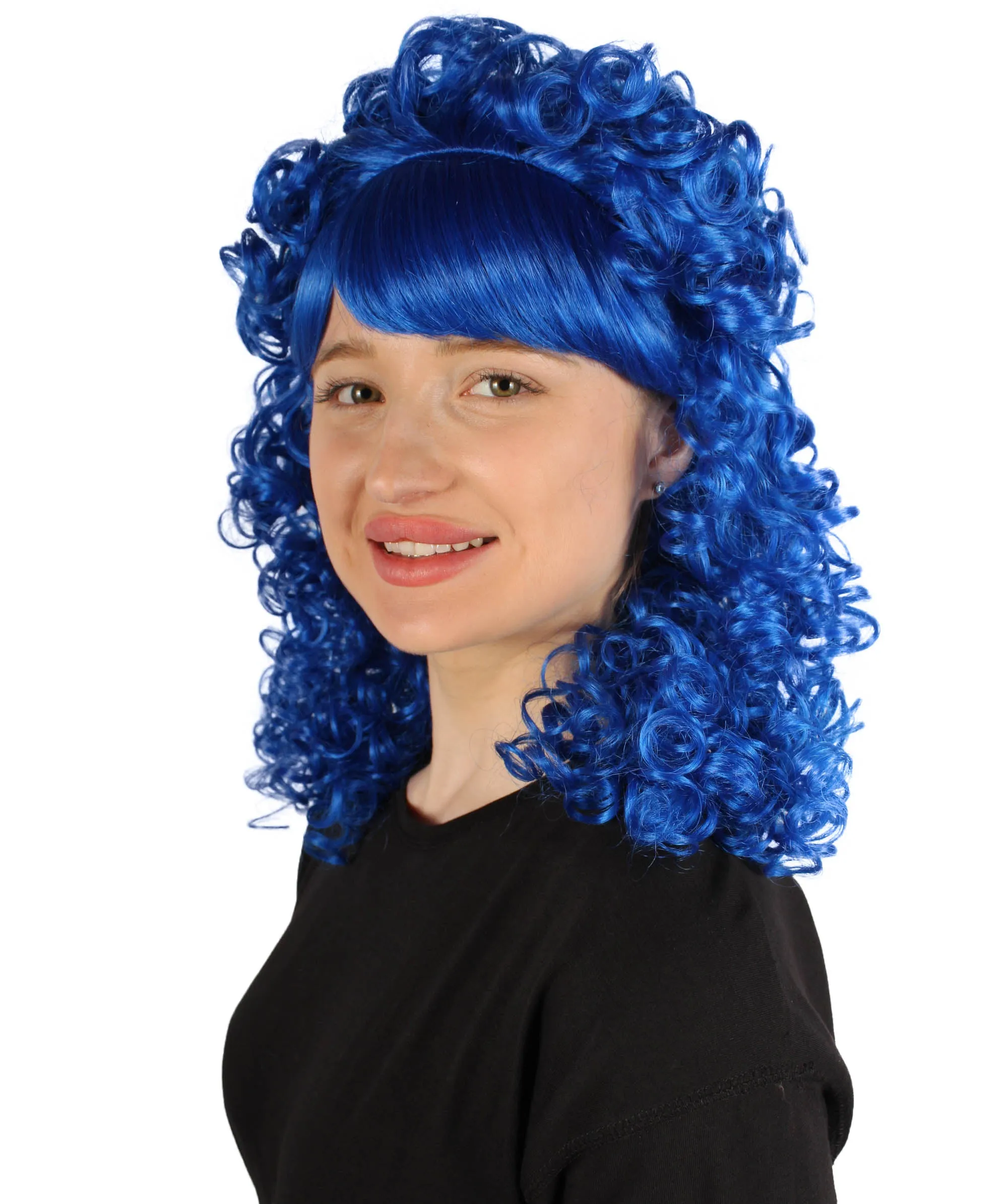 HPO Women's 80's Babe Doll Wig , Multiple Color Options