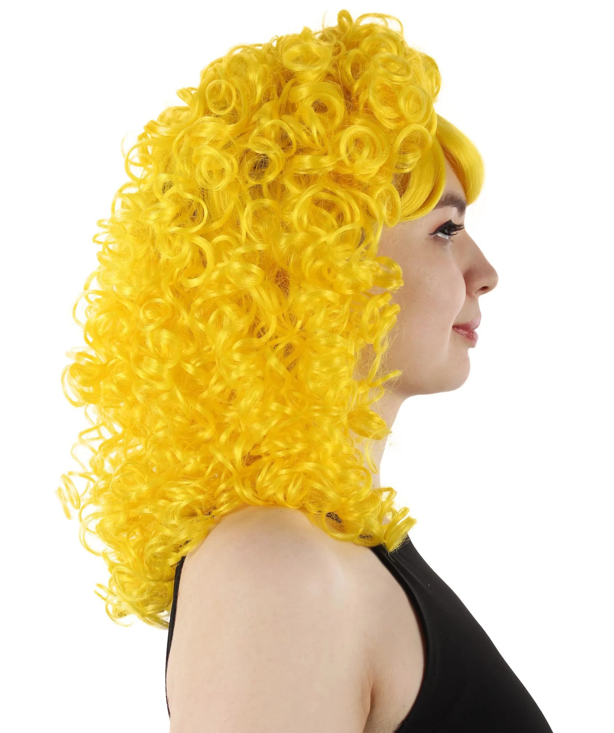 HPO Women's 80's Babe Doll Wig , Multiple Color Options