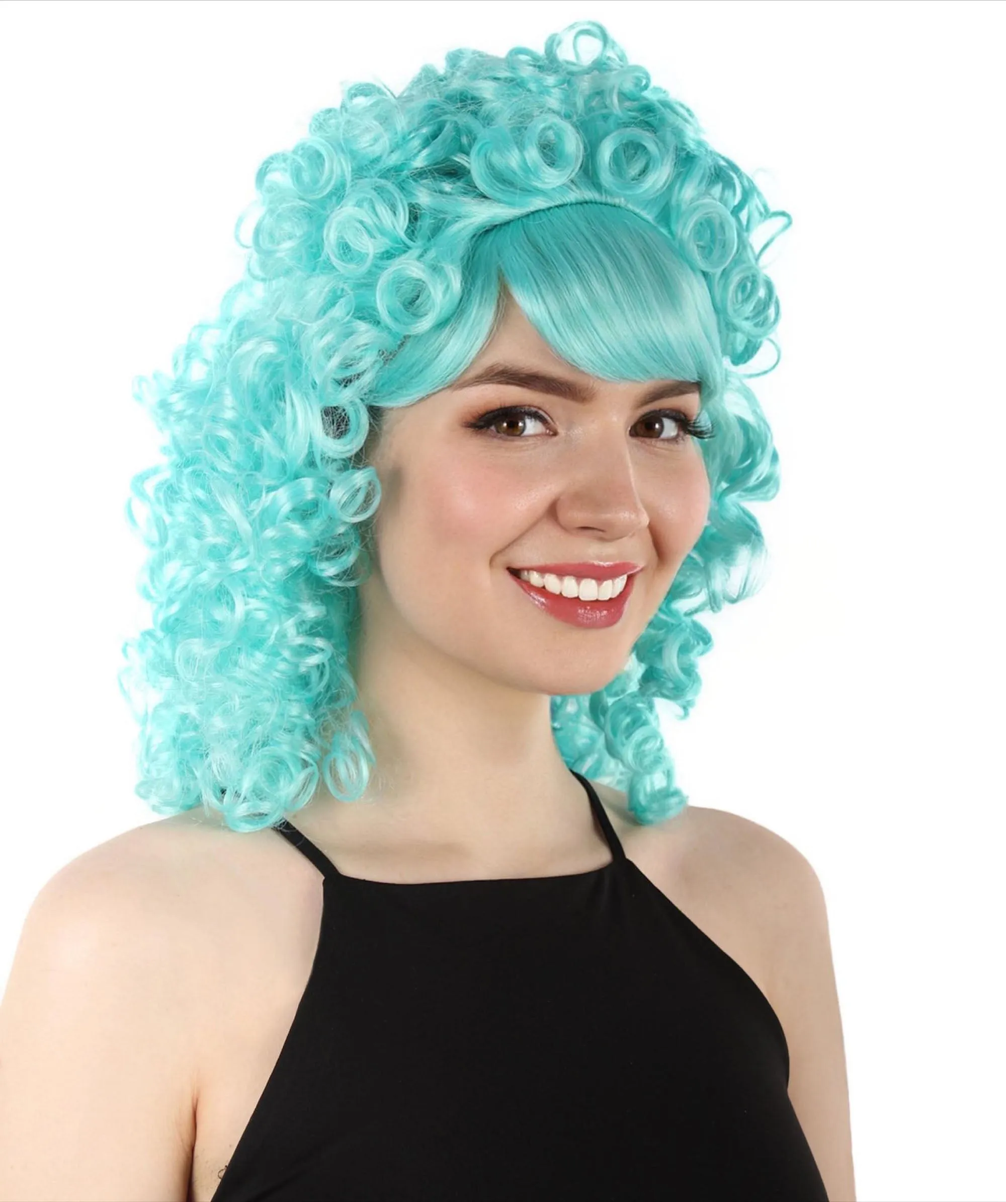 HPO Women's 80's Babe Doll Wig , Multiple Color Options