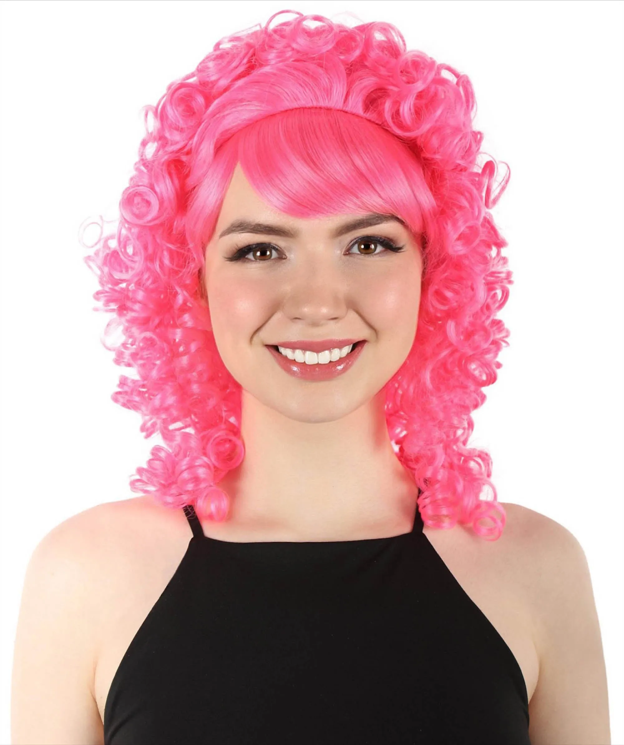 HPO Women's 80's Babe Doll Wig , Multiple Color Options