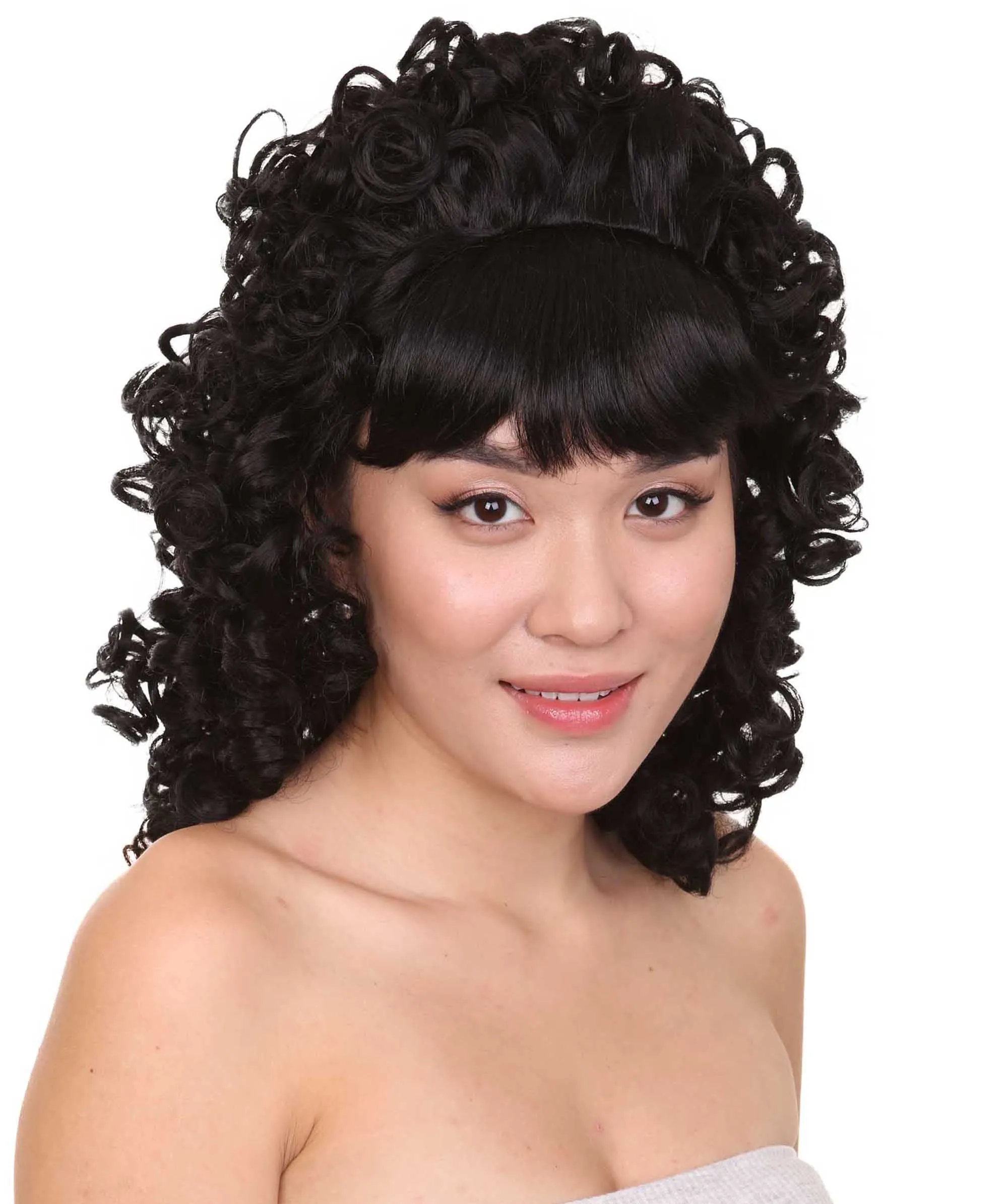 HPO Women's 80's Babe Doll Wig , Multiple Color Options