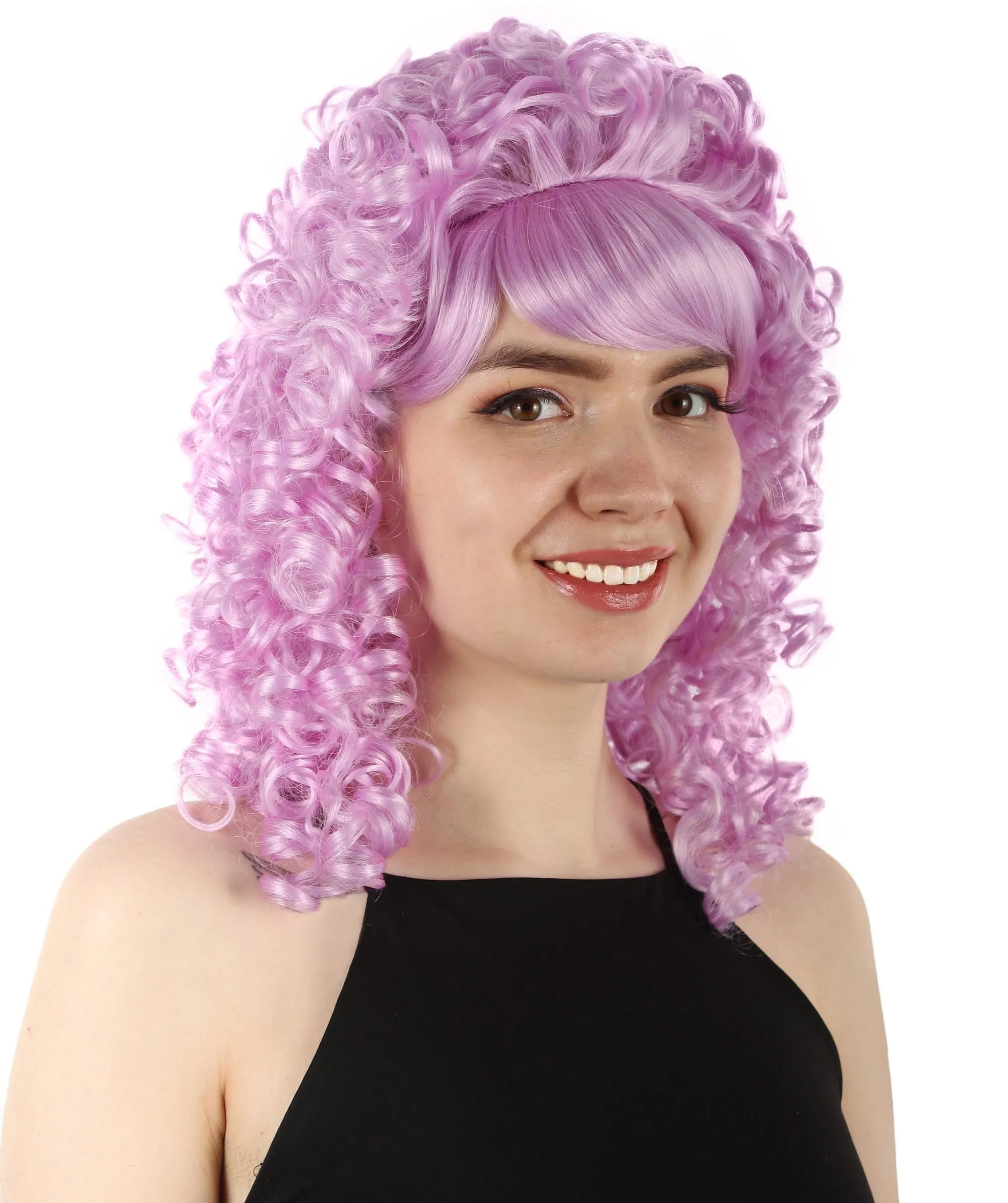 HPO Women's 80's Babe Doll Wig , Multiple Color Options