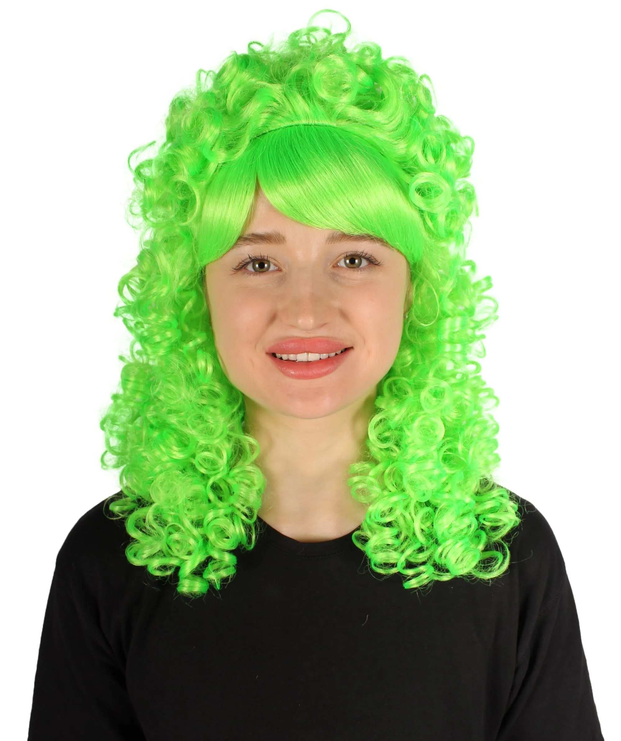 HPO Women's 80's Babe Doll Wig , Multiple Color Options