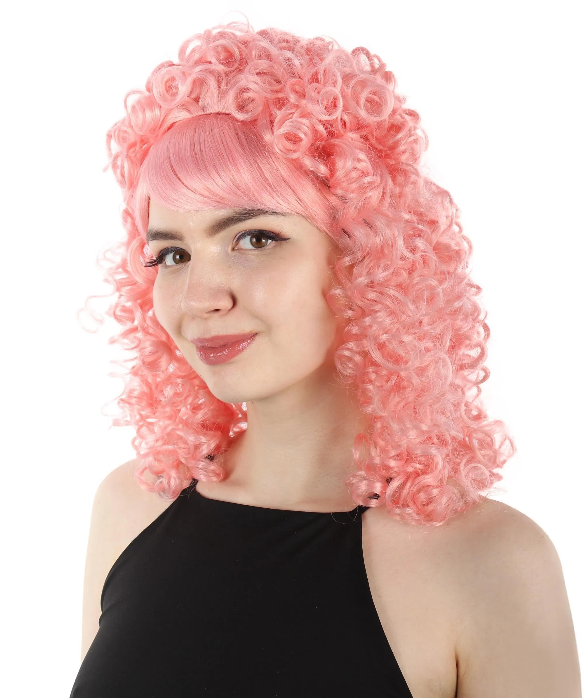 HPO Women's 80's Babe Doll Wig , Multiple Color Options