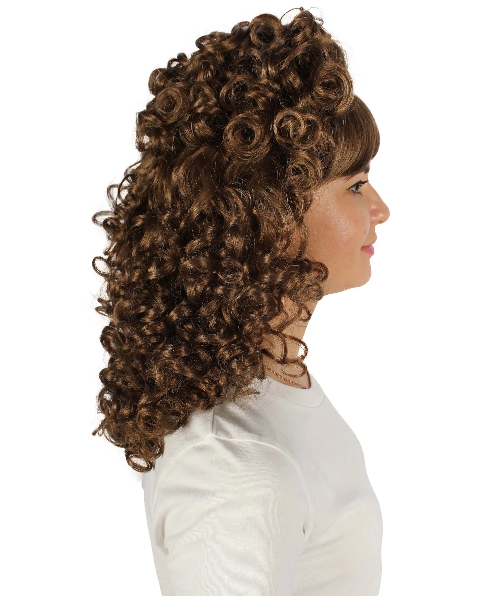 HPO Women's 80's Babe Doll Wig , Multiple Color Options