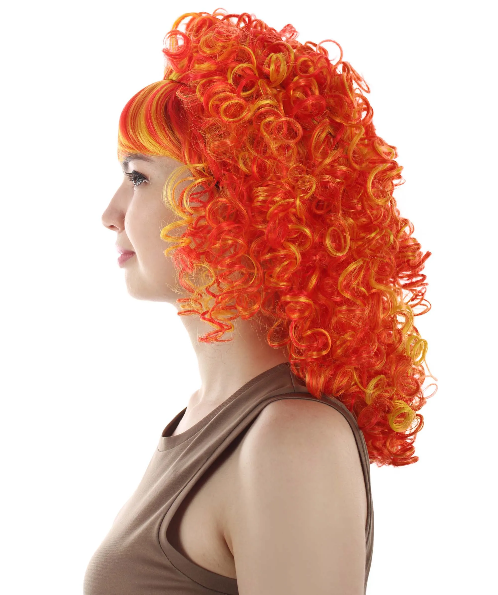 HPO Women's 80's Babe Doll Wig , Multiple Color Options