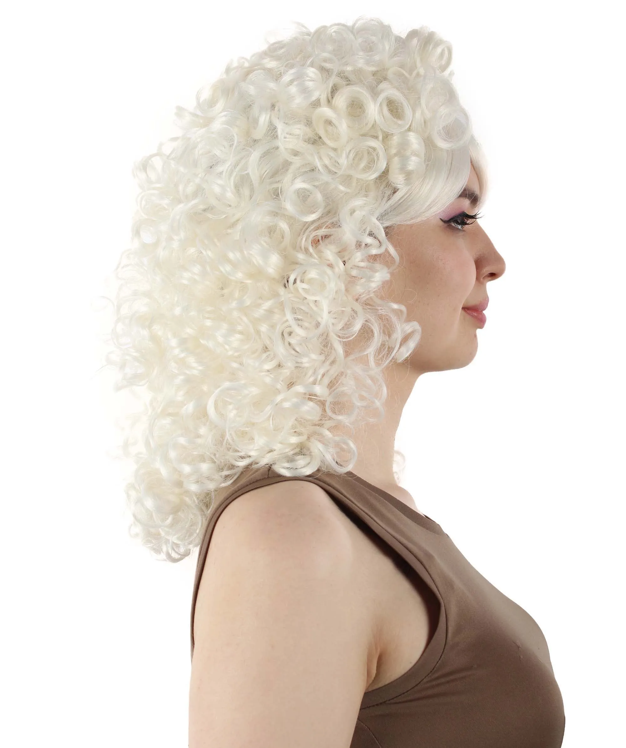 HPO Women's 80's Babe Doll Wig , Multiple Color Options