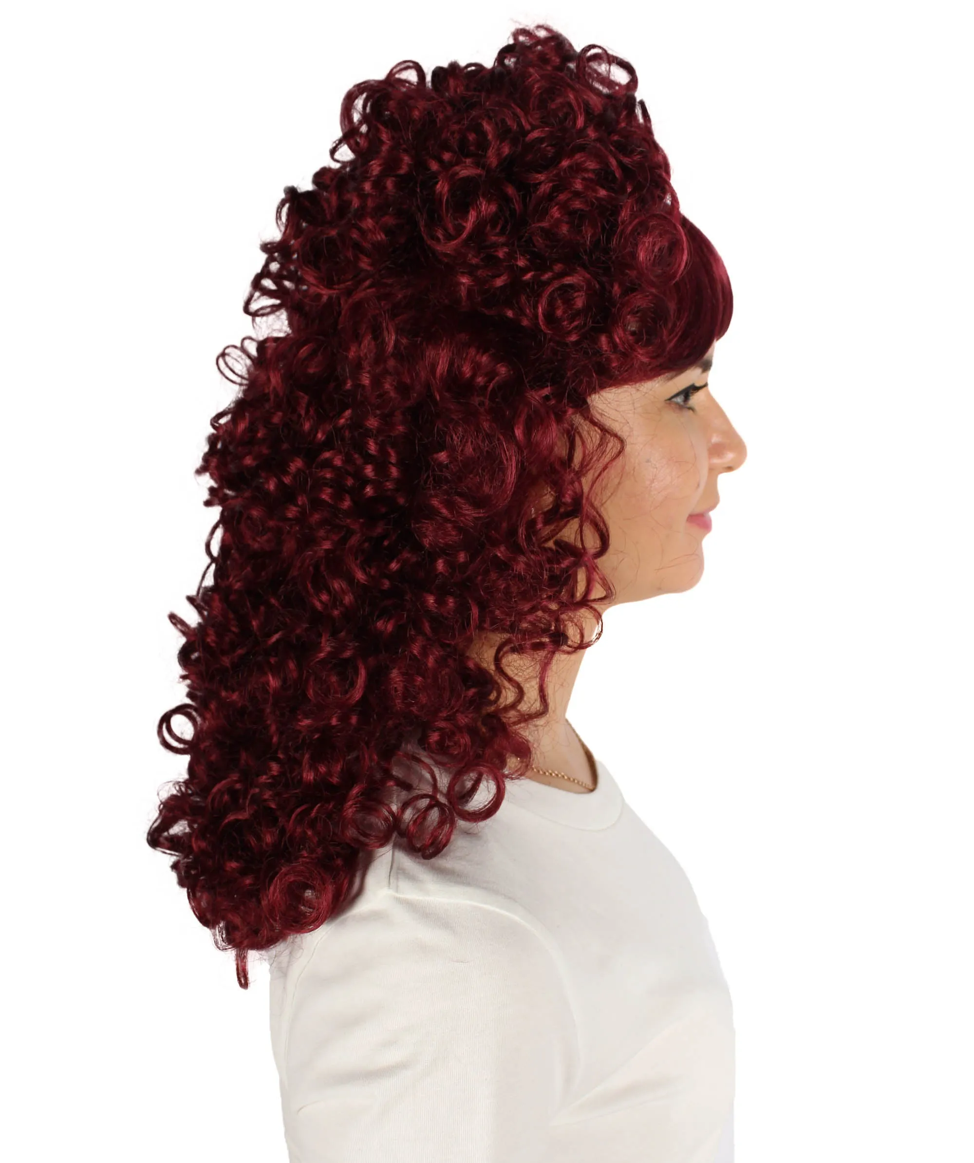 HPO Women's 80's Babe Doll Wig , Multiple Color Options