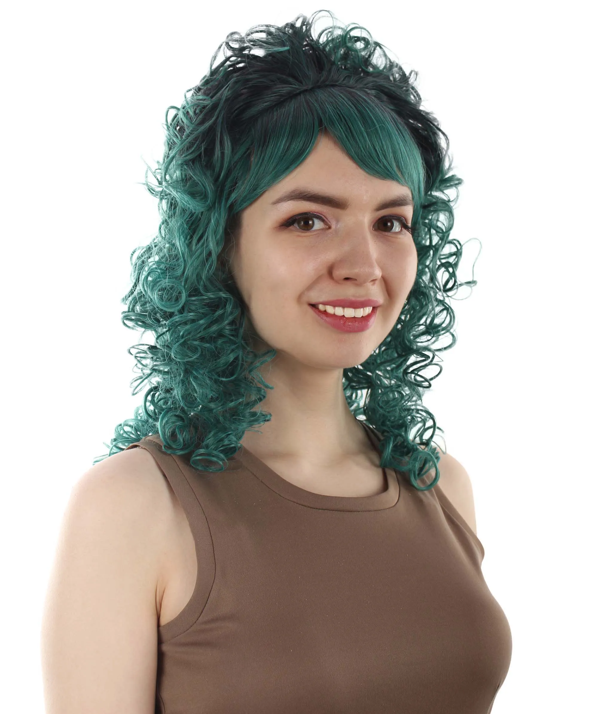 HPO Women's 80's Babe Doll Wig , Multiple Color Options