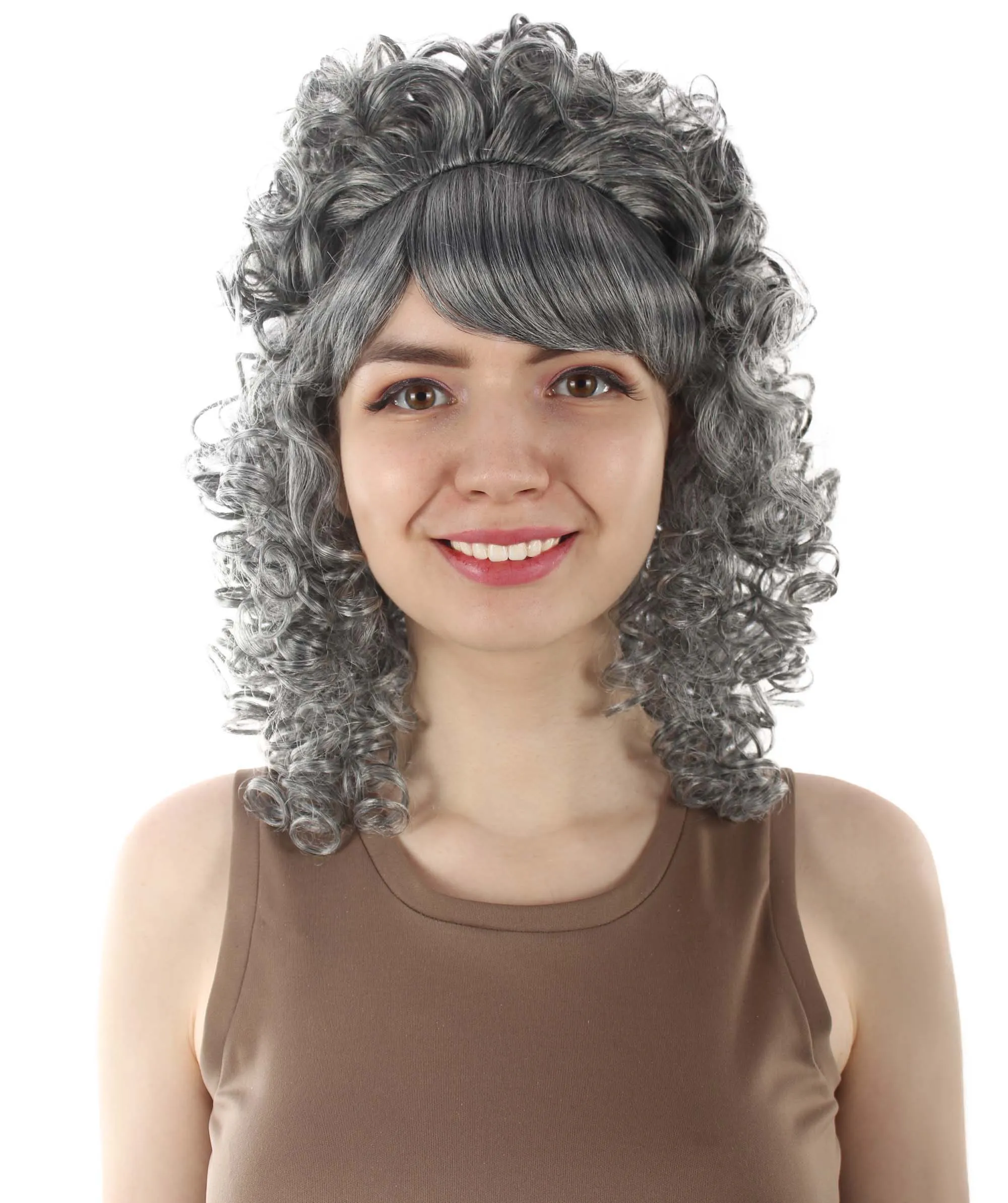 HPO Women's 80's Babe Doll Wig , Multiple Color Options