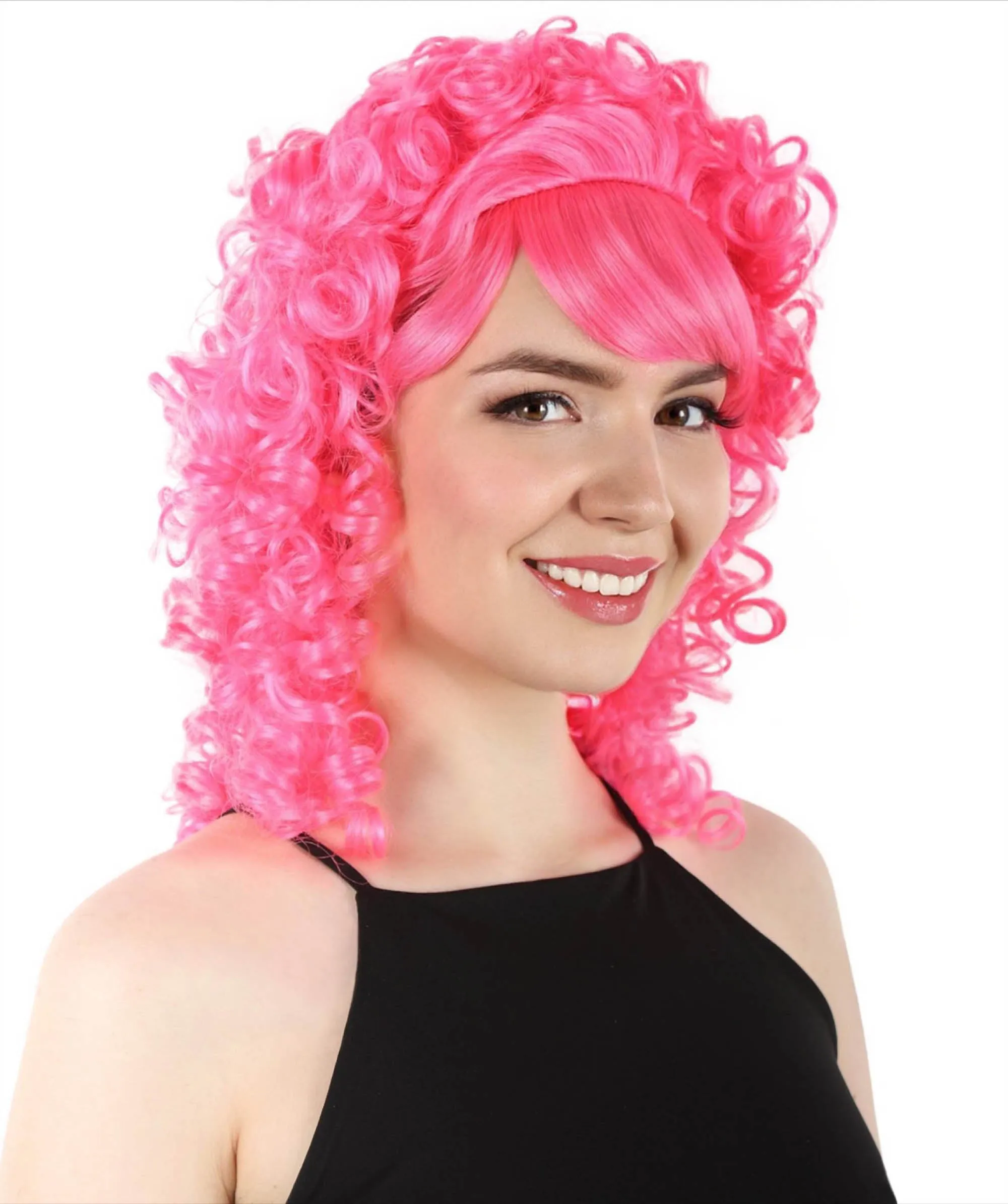 HPO Women's 80's Babe Doll Wig , Multiple Color Options