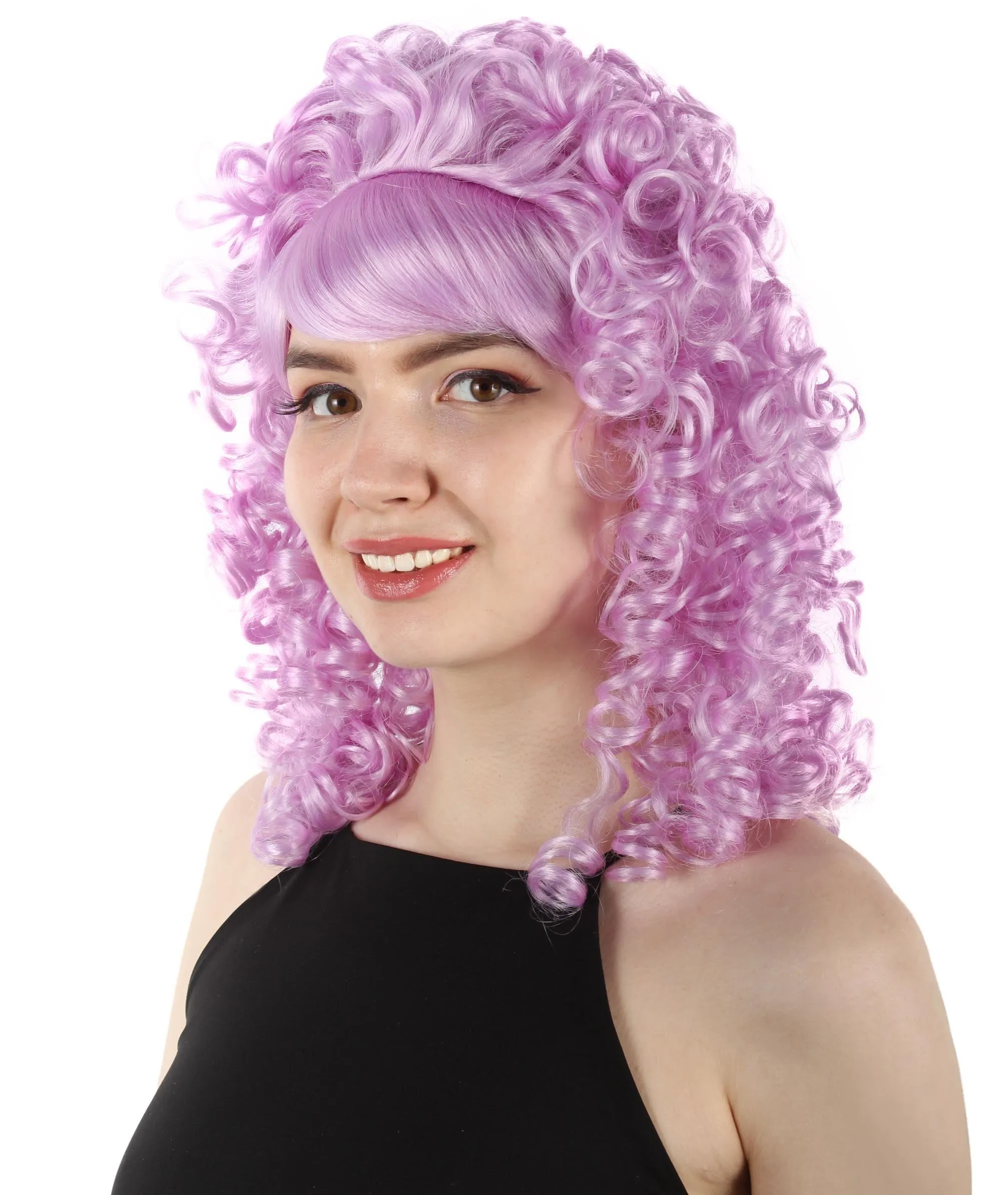 HPO Women's 80's Babe Doll Wig , Multiple Color Options