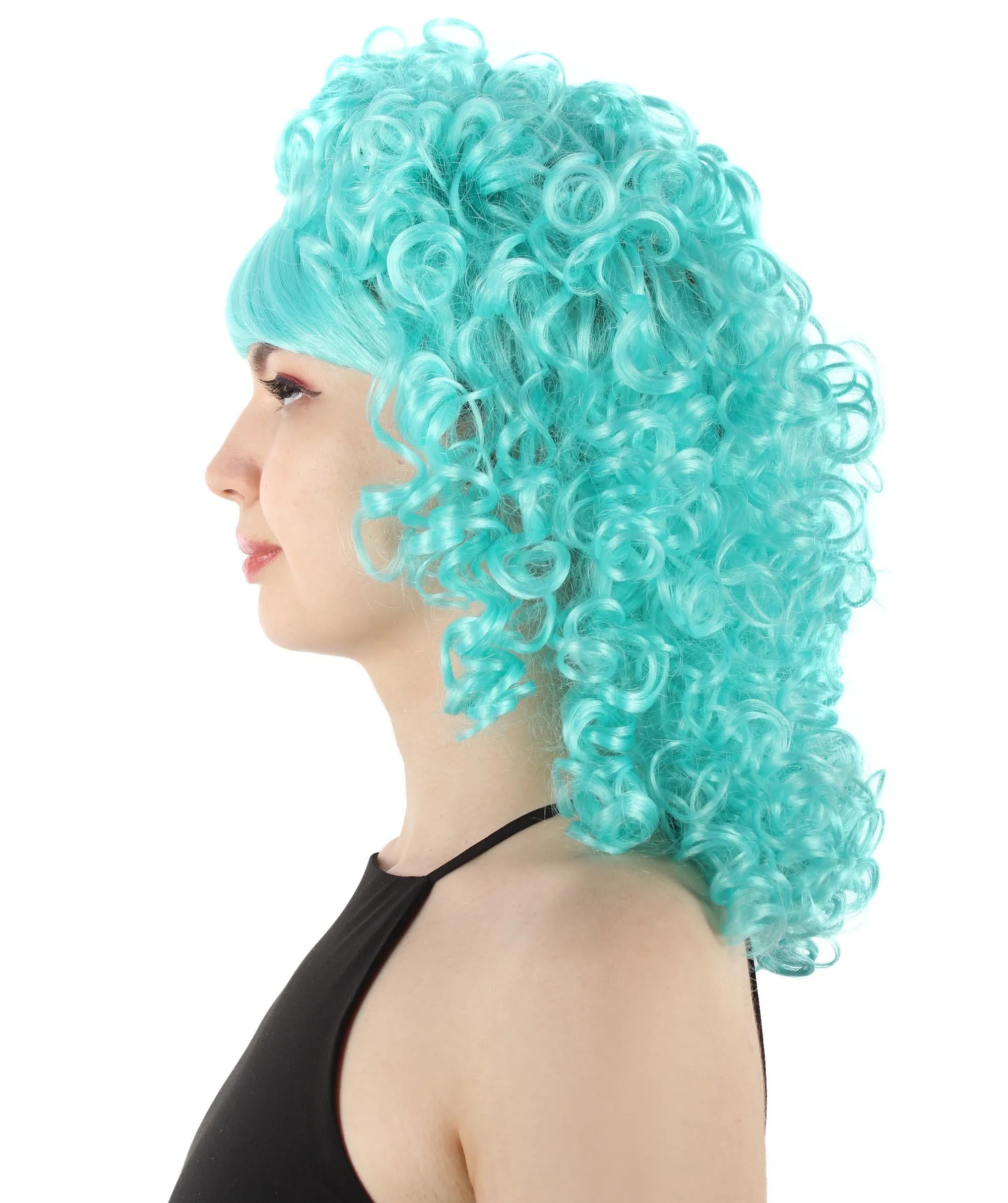 HPO Women's 80's Babe Doll Wig , Multiple Color Options