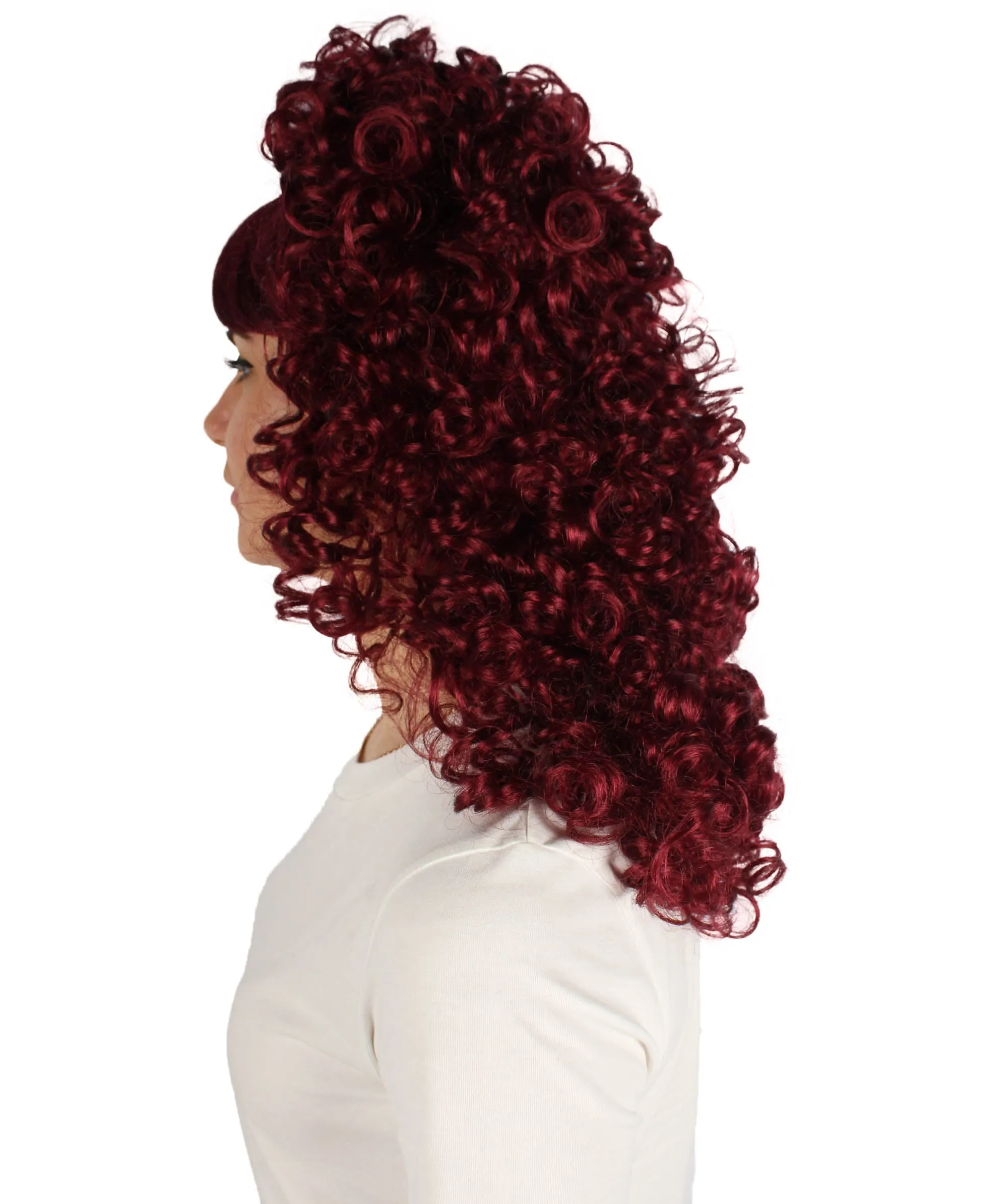 HPO Women's 80's Babe Doll Wig , Multiple Color Options