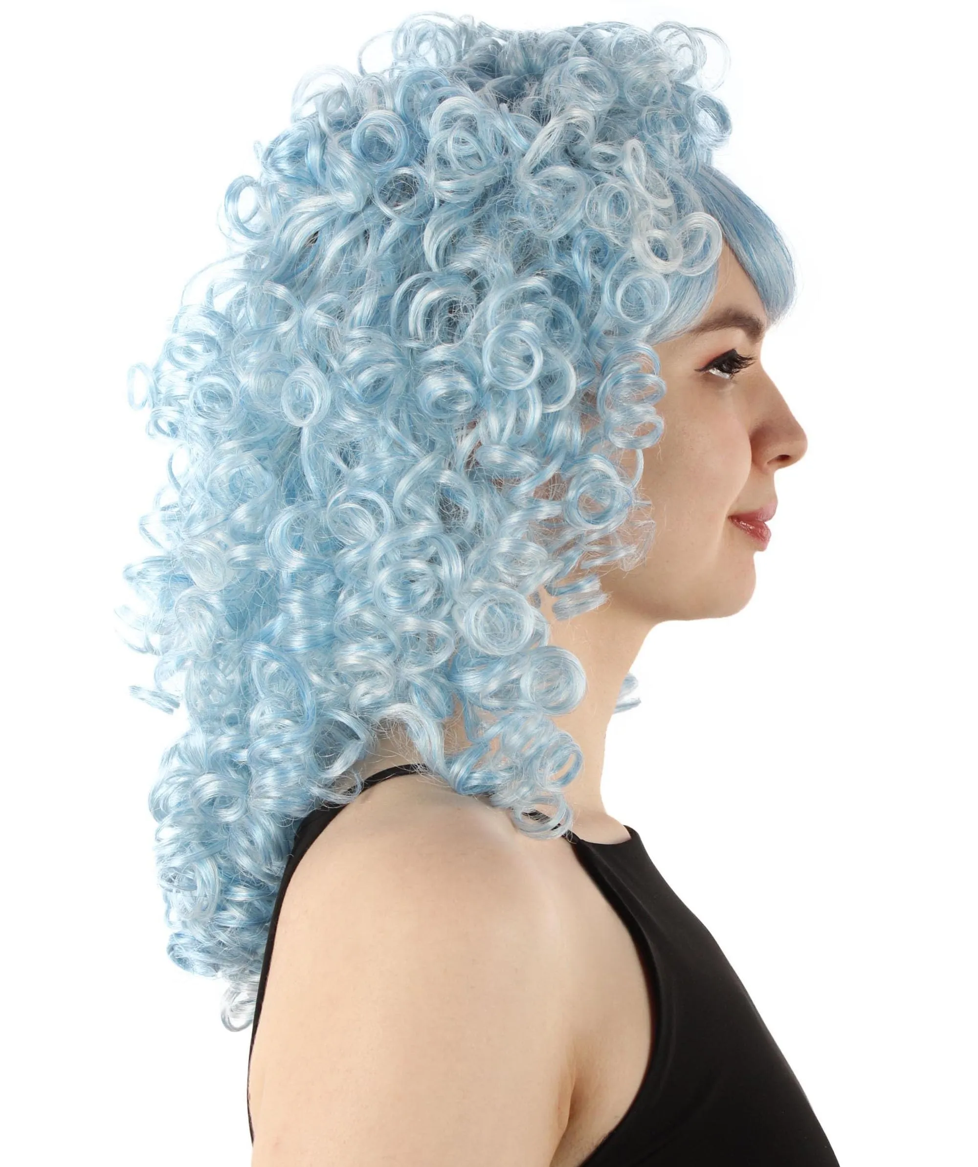 HPO Women's 80's Babe Doll Wig , Multiple Color Options