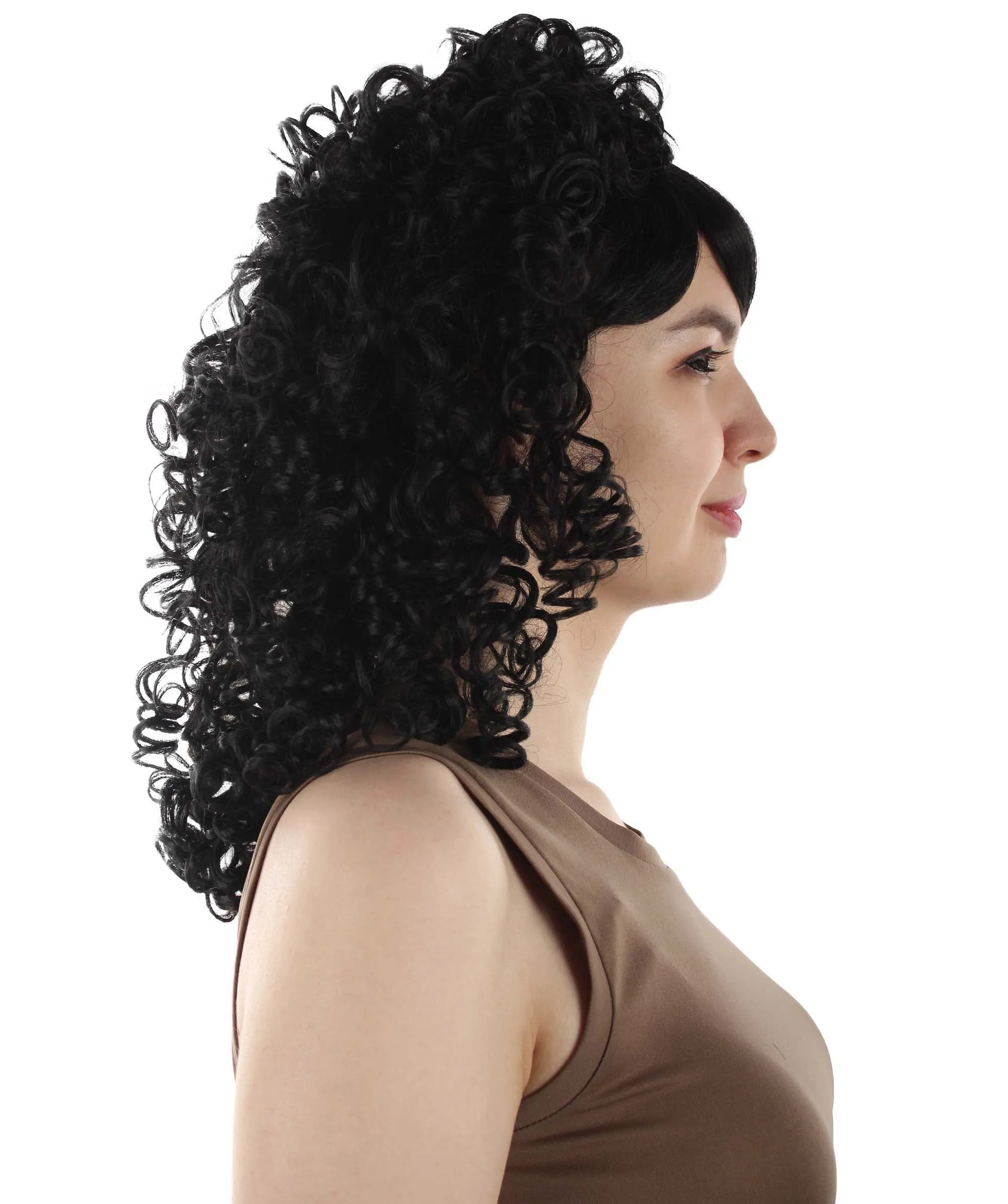 HPO Women's 80's Babe Doll Wig , Multiple Color Options