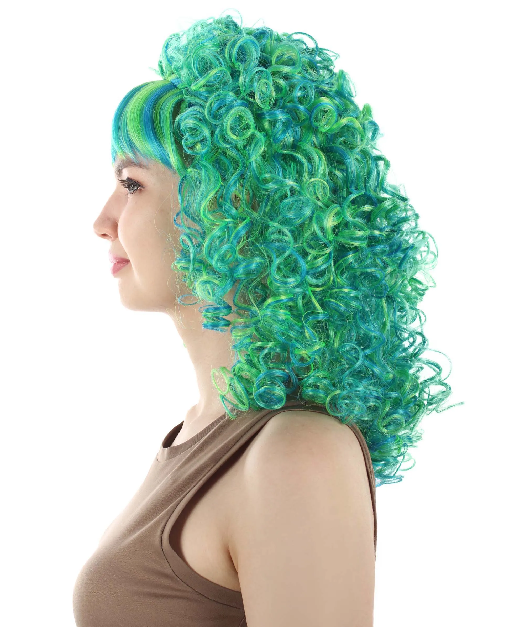 HPO Women's 80's Babe Doll Wig , Multiple Color Options