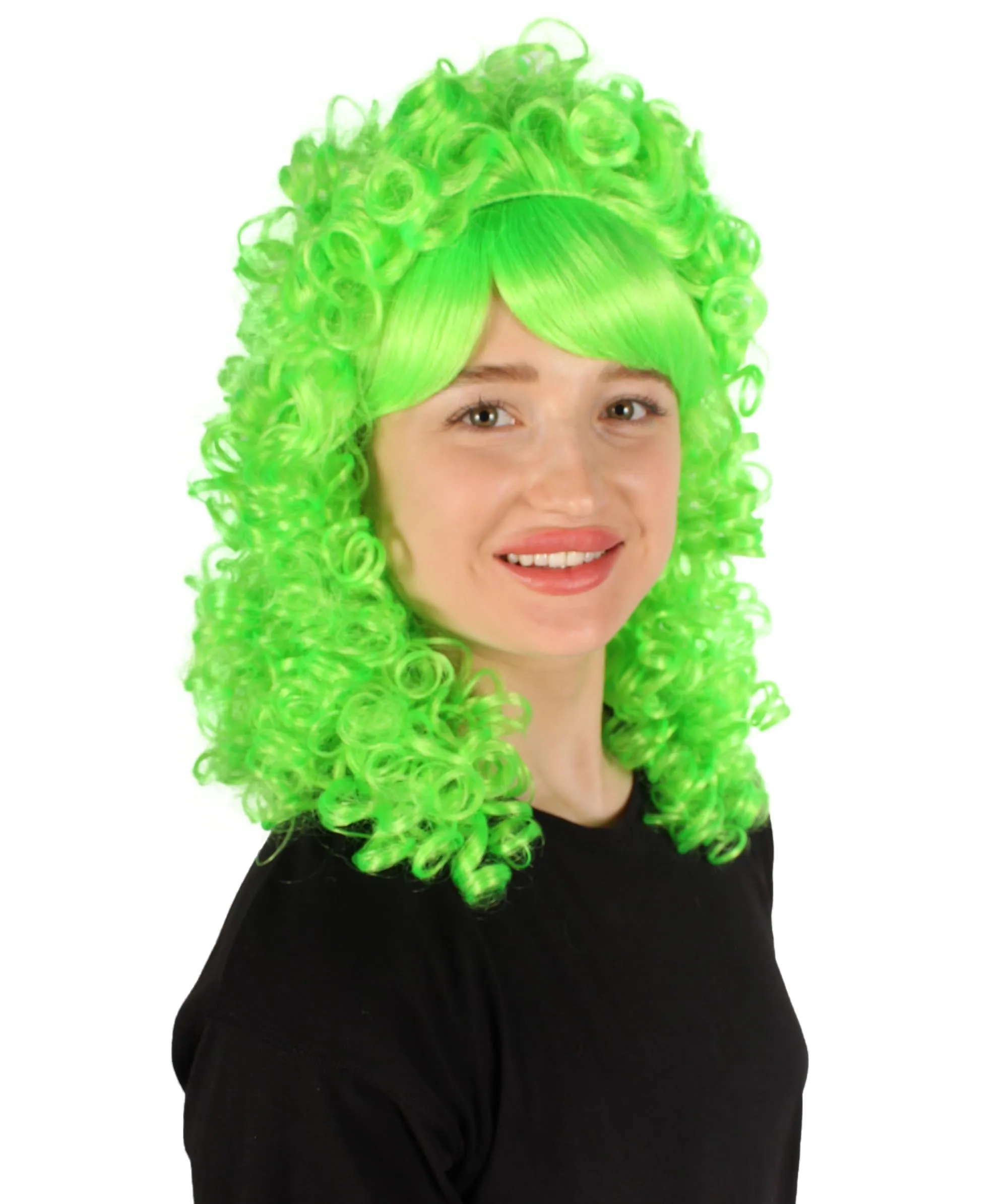 HPO Women's 80's Babe Doll Wig , Multiple Color Options