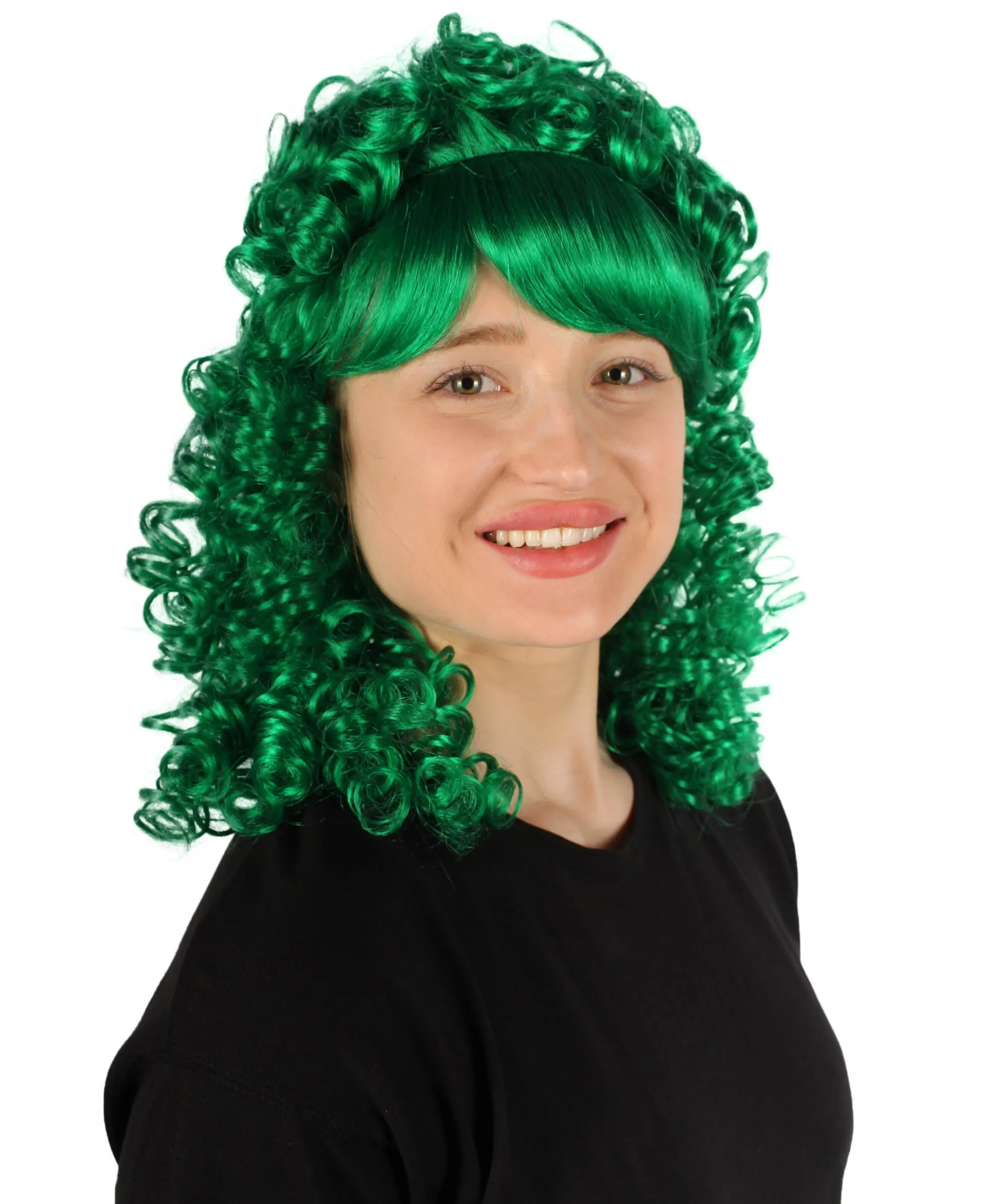 HPO Women's 80's Babe Doll Wig , Multiple Color Options