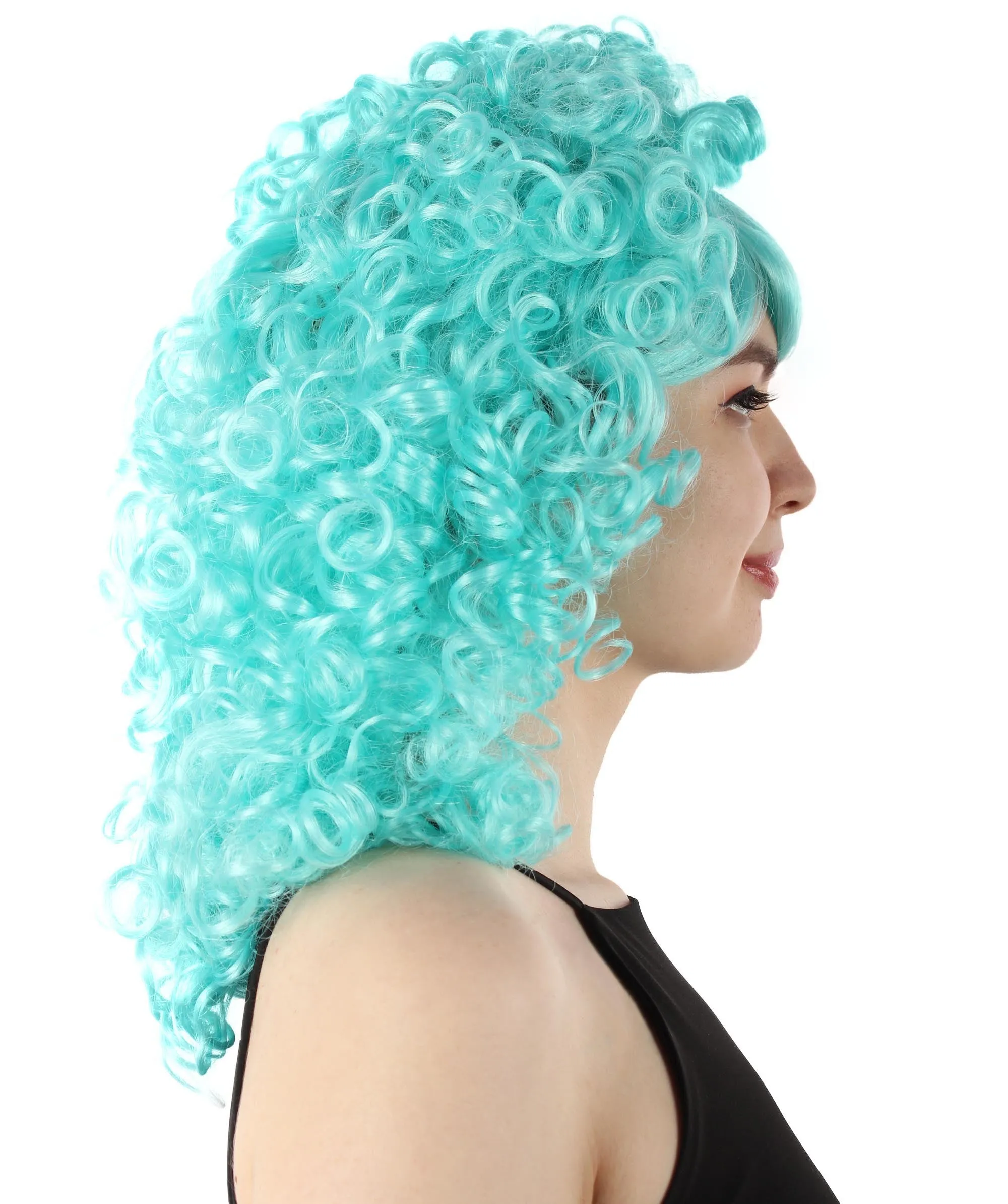 HPO Women's 80's Babe Doll Wig , Multiple Color Options