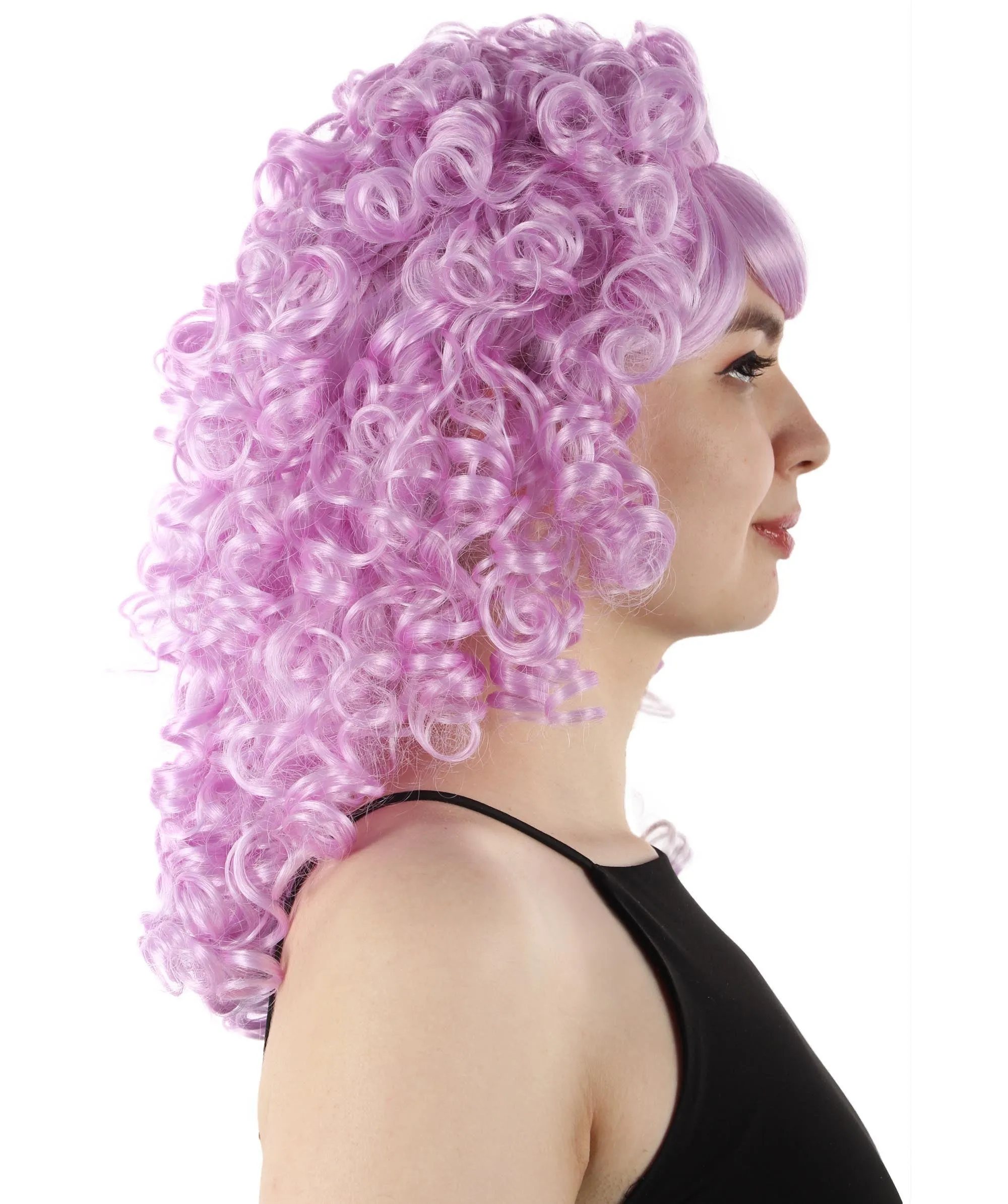 HPO Women's 80's Babe Doll Wig , Multiple Color Options