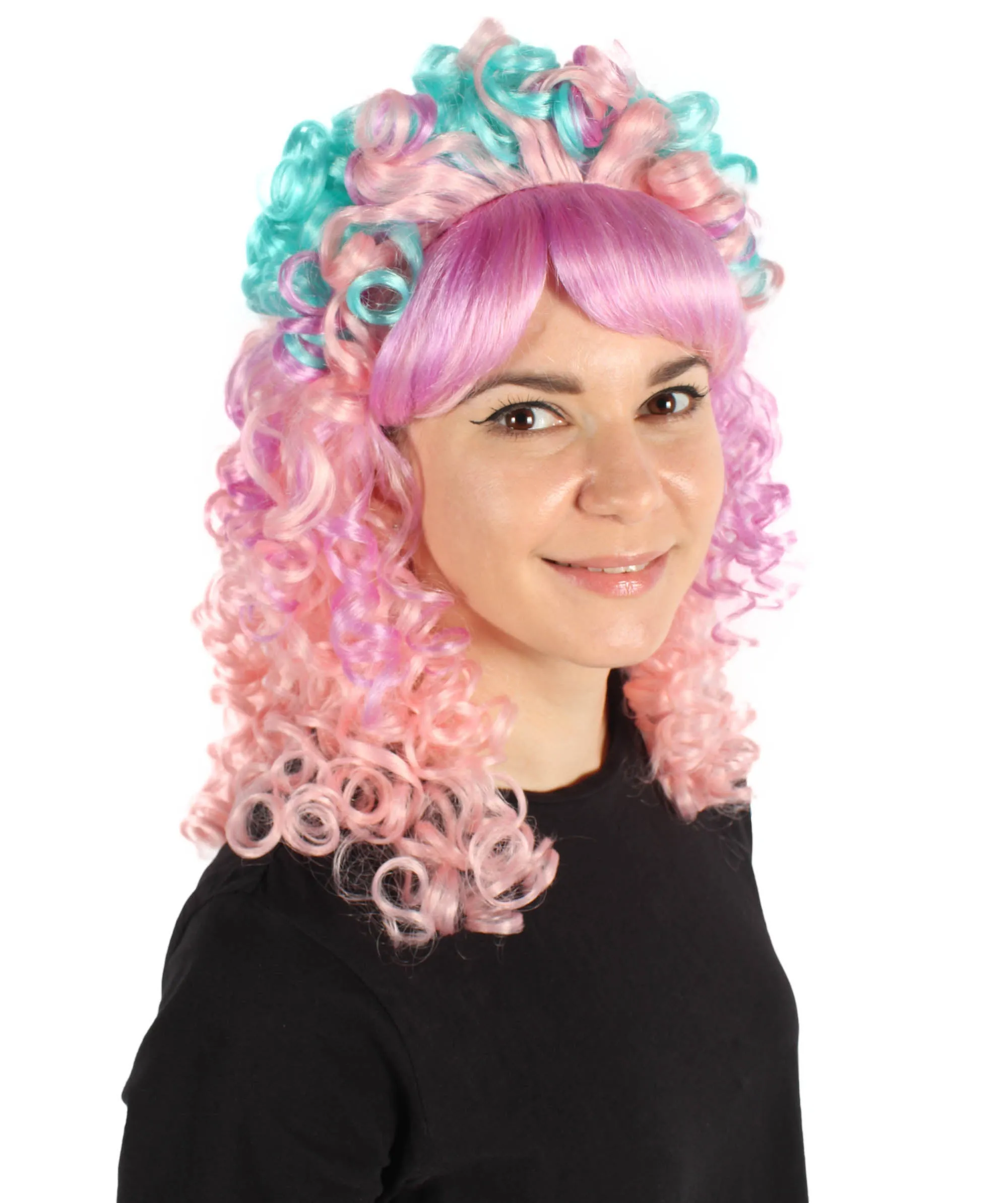 HPO Women's 80's Babe Doll Wig , Multiple Color Options