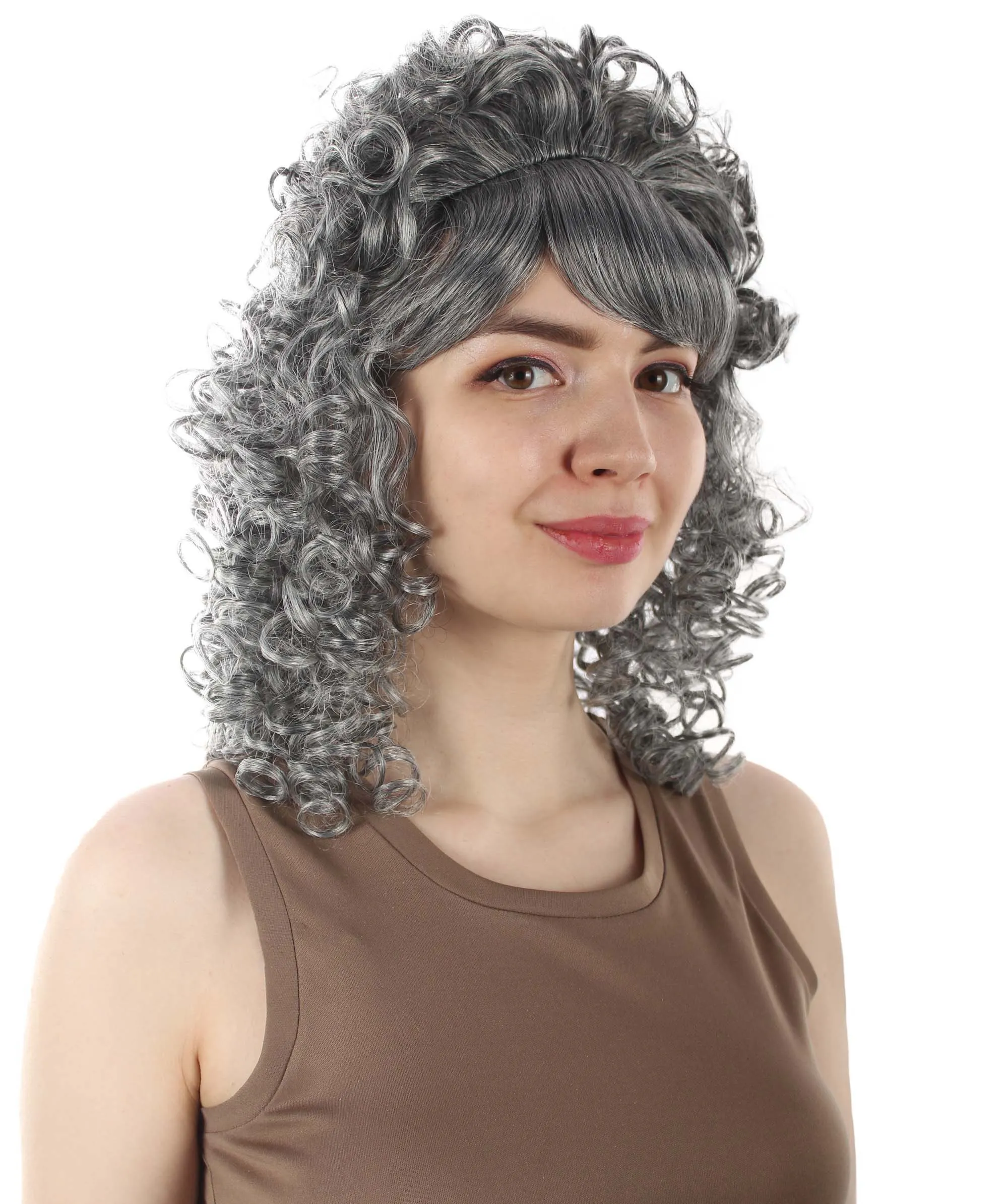 HPO Women's 80's Babe Doll Wig , Multiple Color Options
