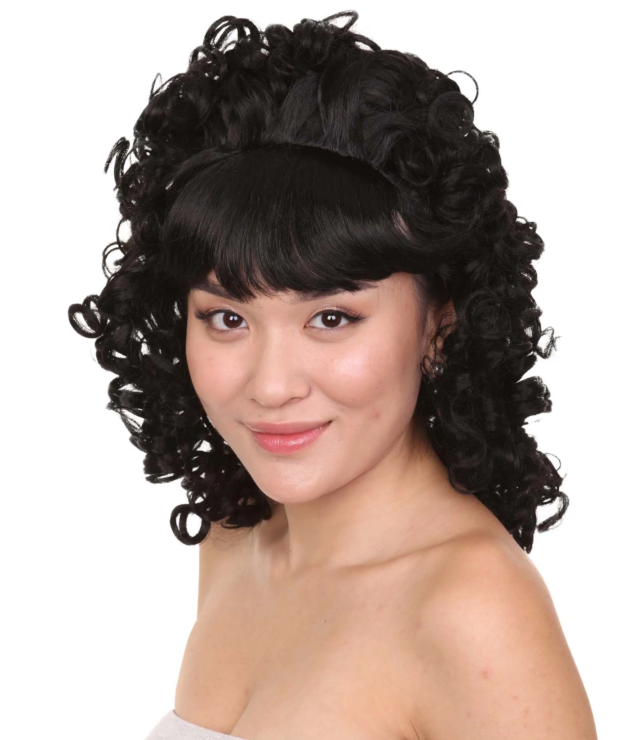 HPO Women's 80's Babe Doll Wig , Multiple Color Options