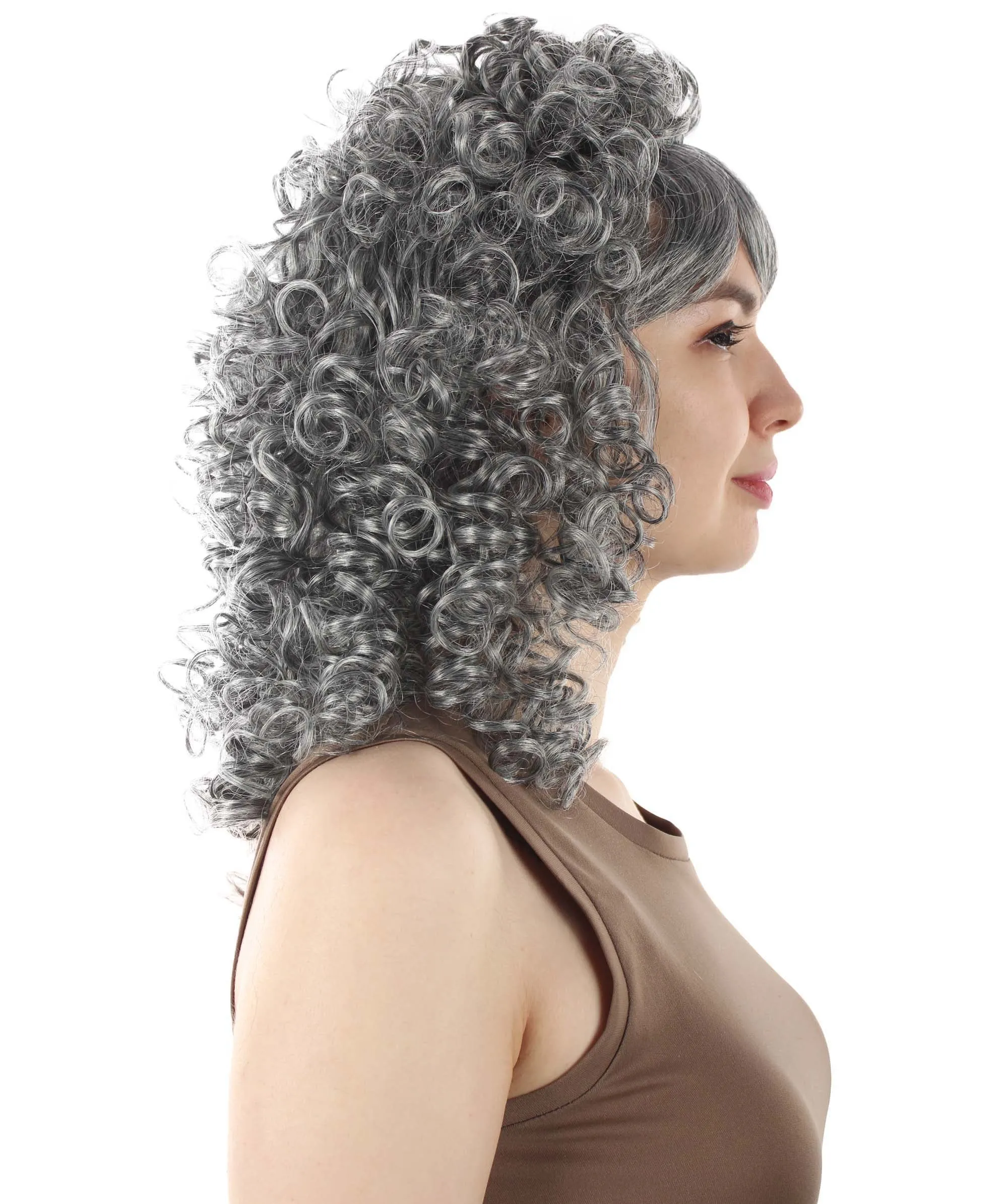 HPO Women's 80's Babe Doll Wig , Multiple Color Options