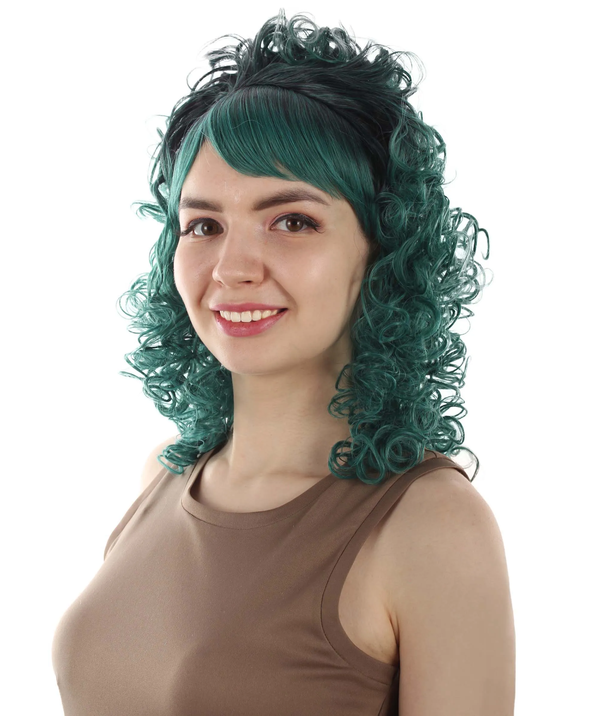 HPO Women's 80's Babe Doll Wig , Multiple Color Options
