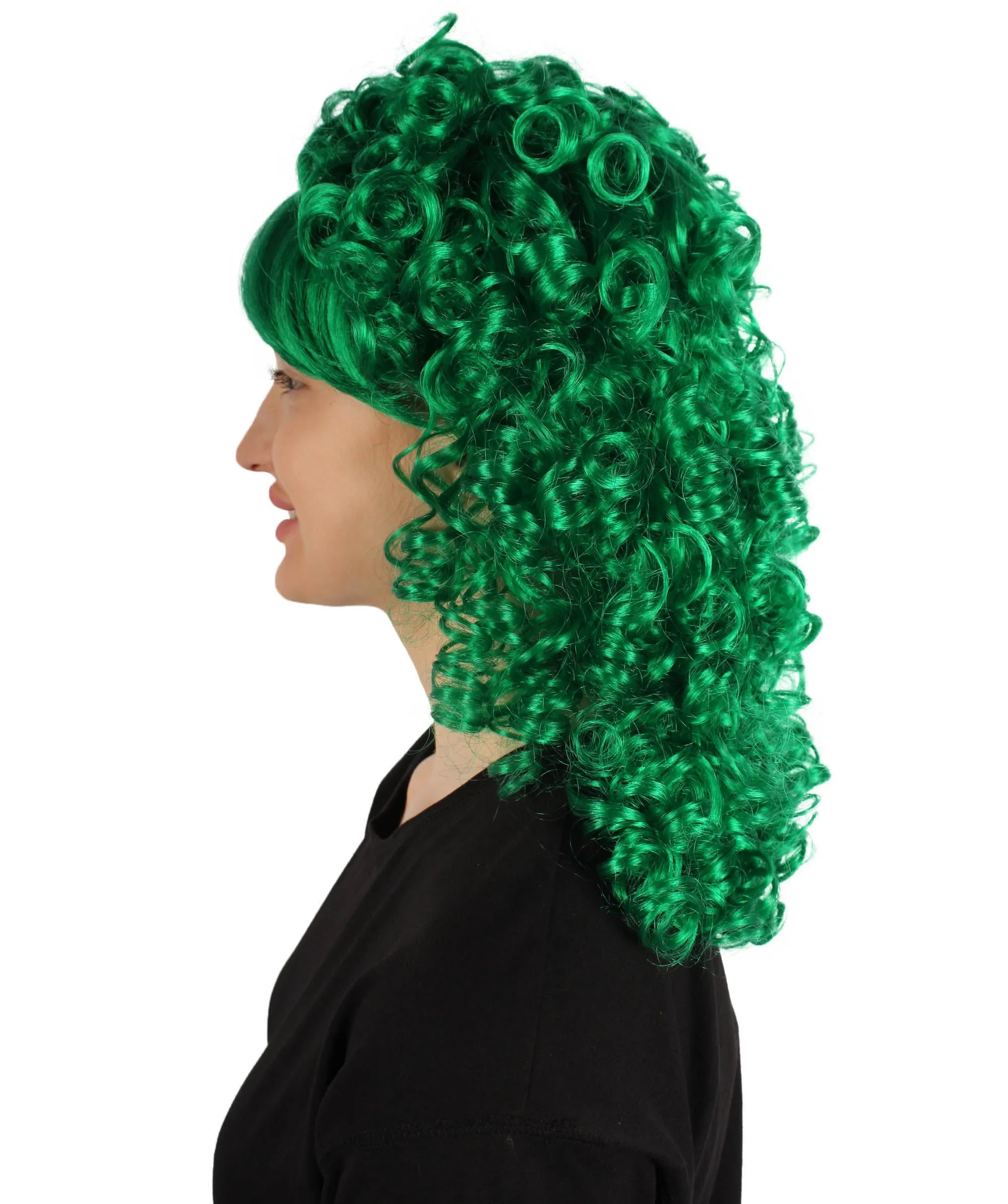 HPO Women's 80's Babe Doll Wig , Multiple Color Options