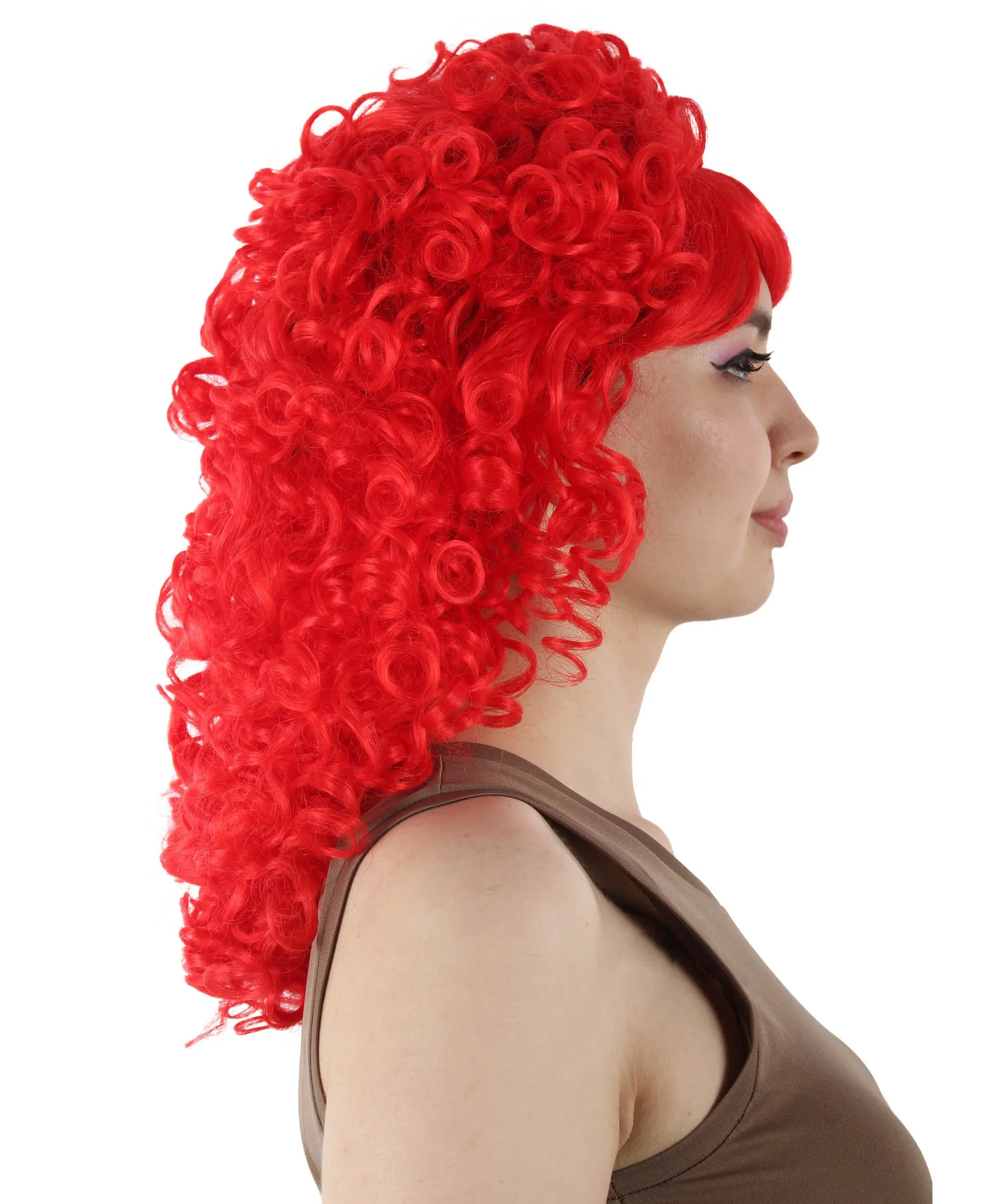 HPO Women's 80's Babe Doll Wig , Multiple Color Options