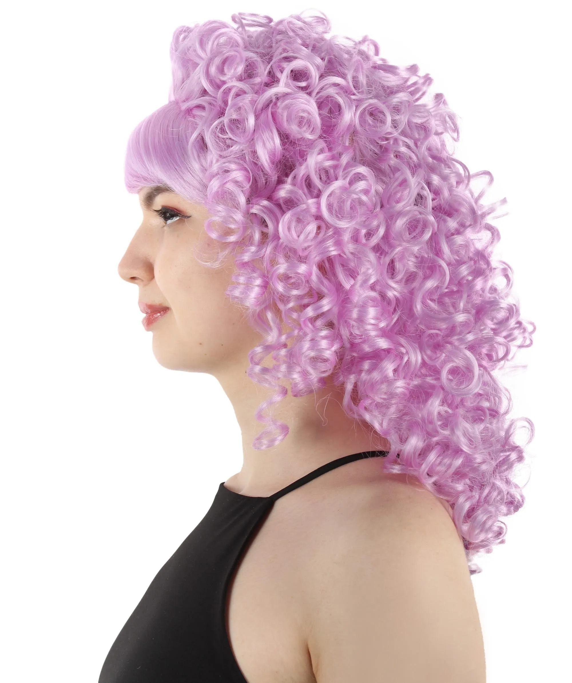 HPO Women's 80's Babe Doll Wig , Multiple Color Options