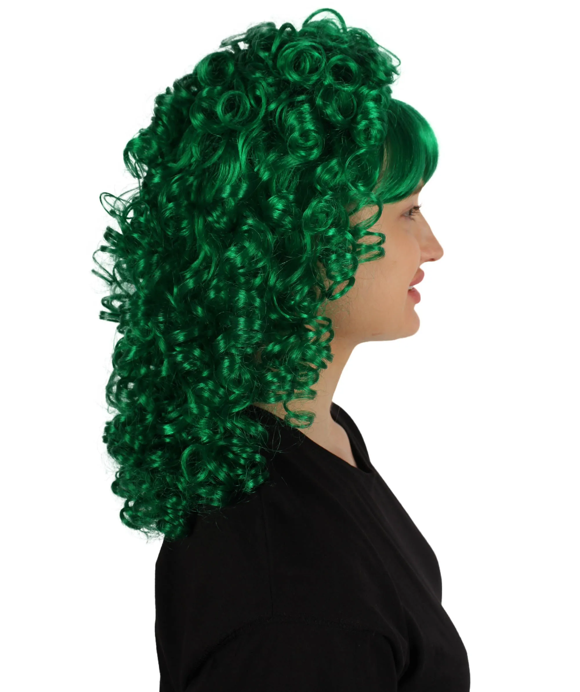 HPO Women's 80's Babe Doll Wig , Multiple Color Options