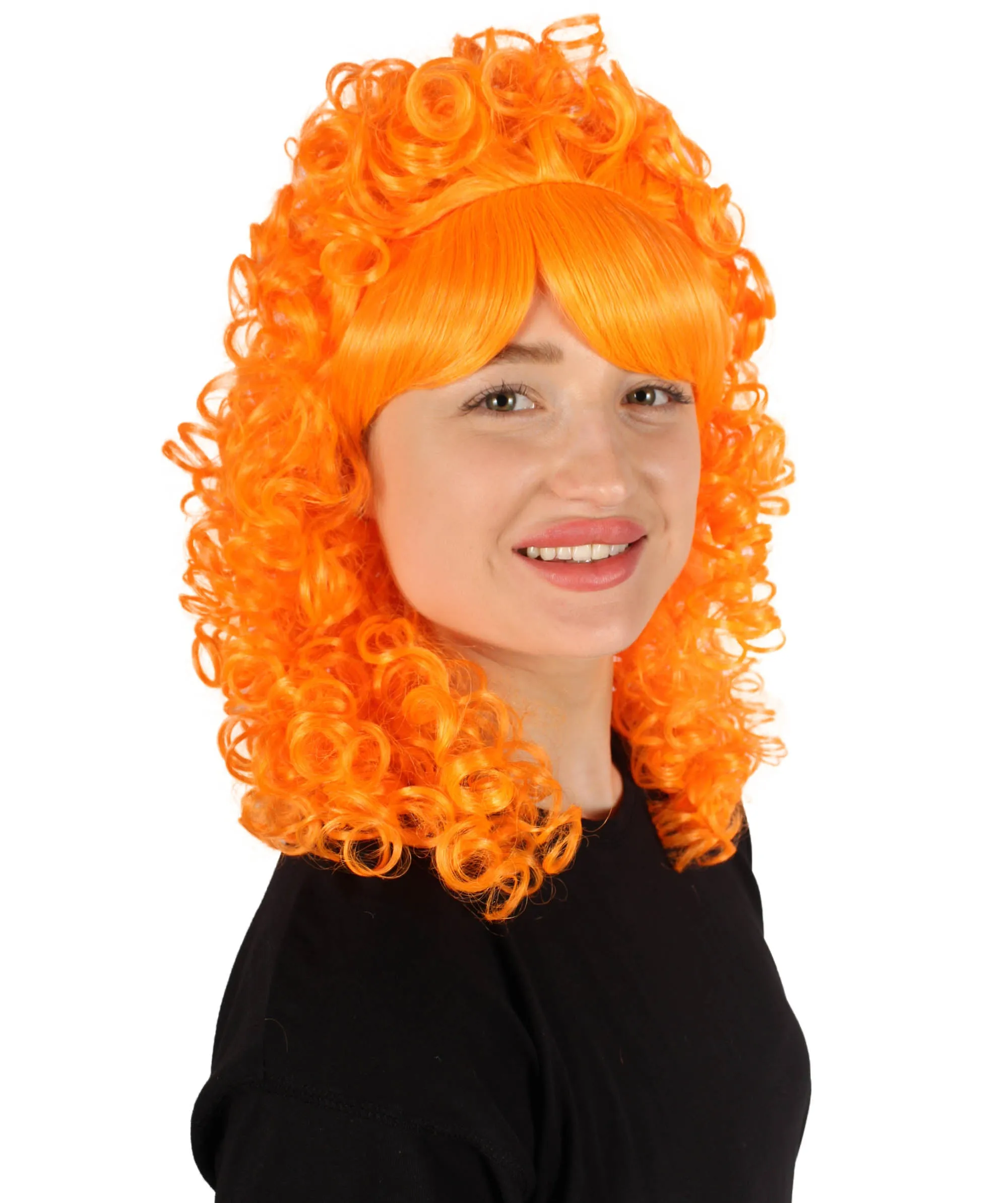 HPO Women's 80's Babe Doll Wig , Multiple Color Options