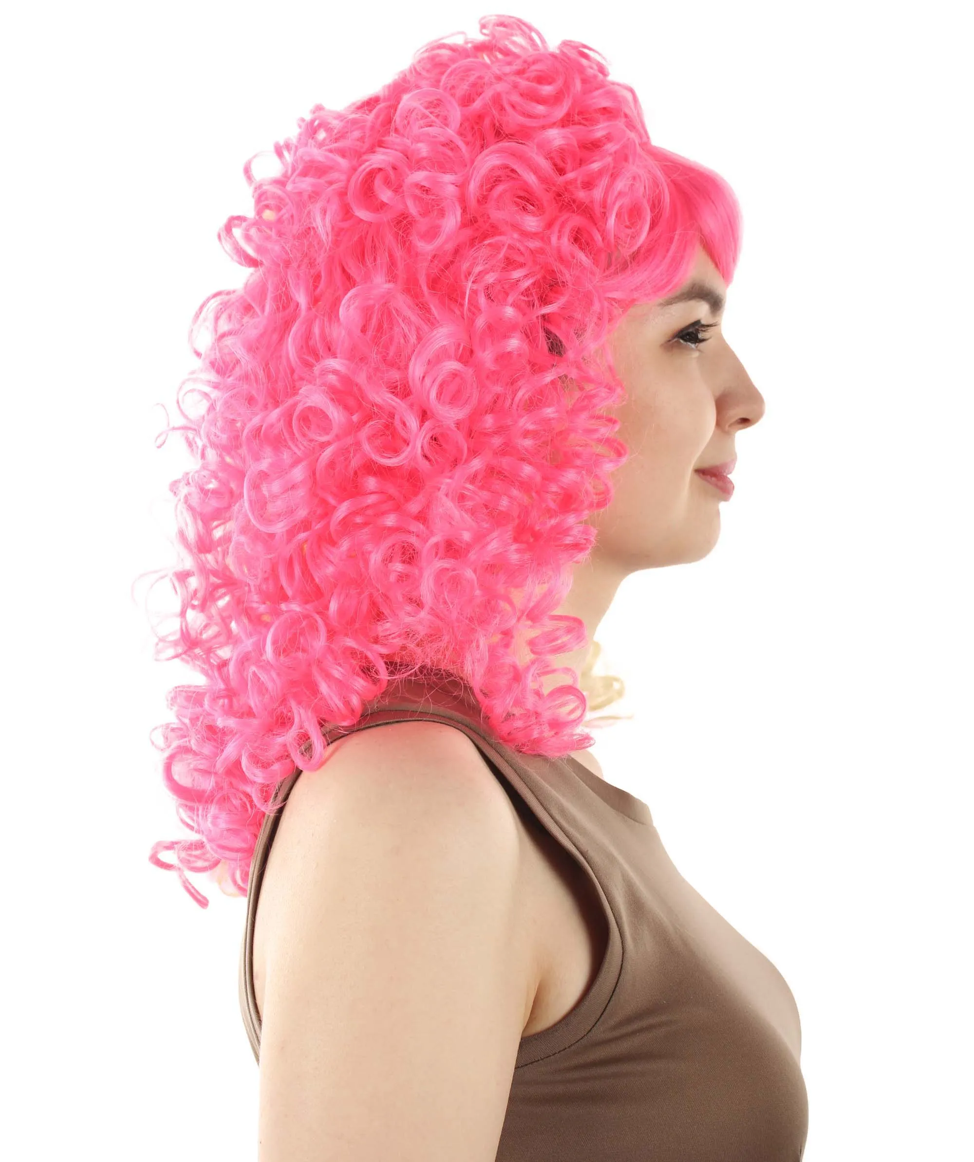 HPO Women's 80's Babe Doll Wig , Multiple Color Options