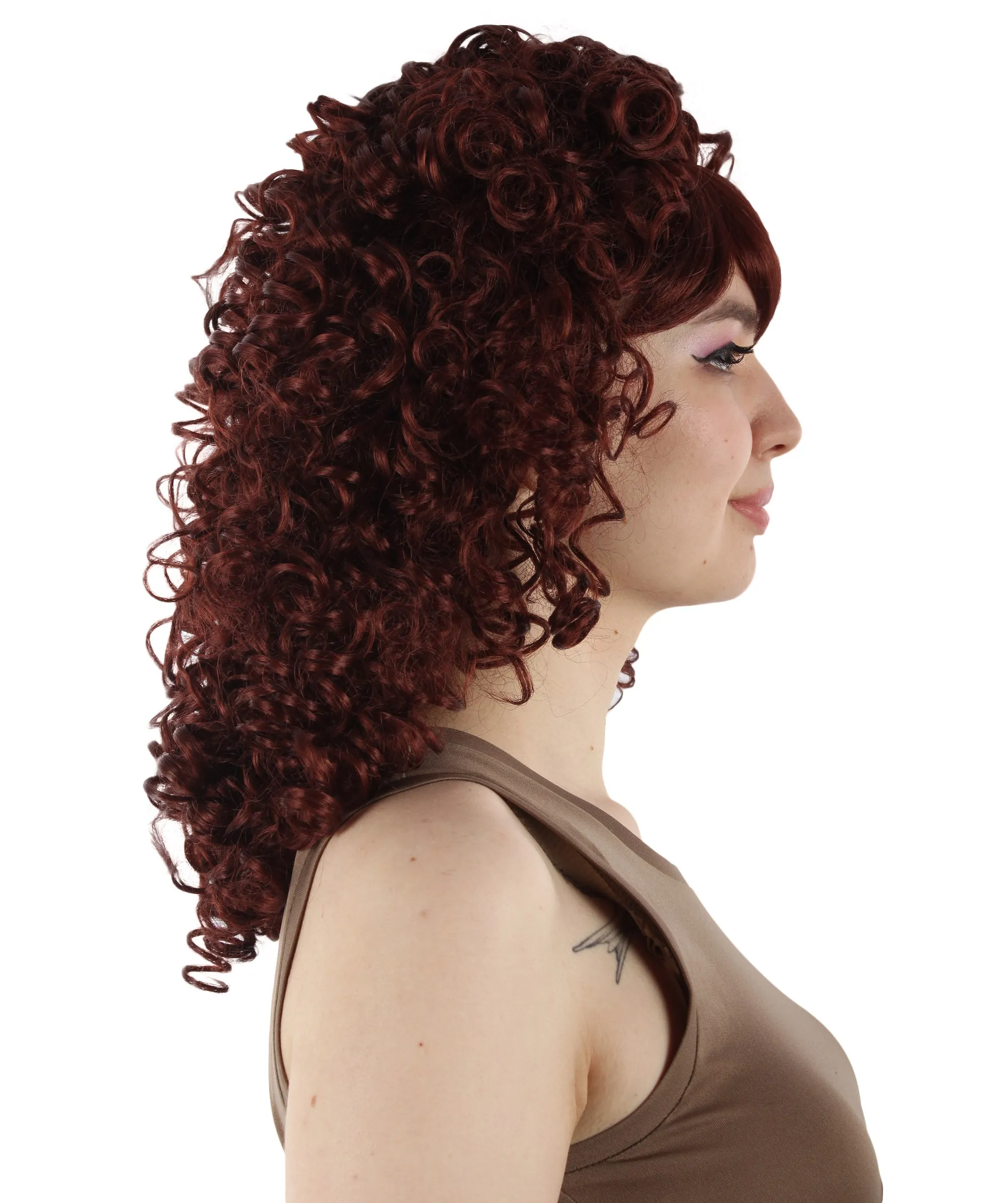 HPO Women's 80's Babe Doll Wig , Multiple Color Options