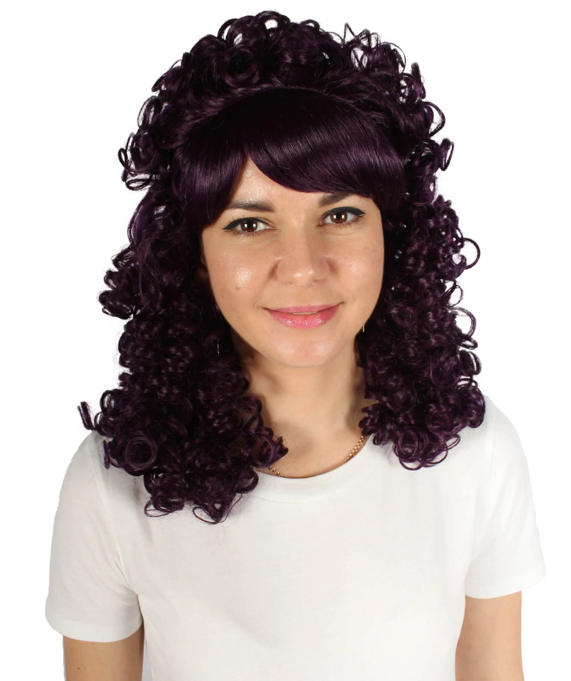 HPO Women's 80's Babe Doll Wig , Multiple Color Options