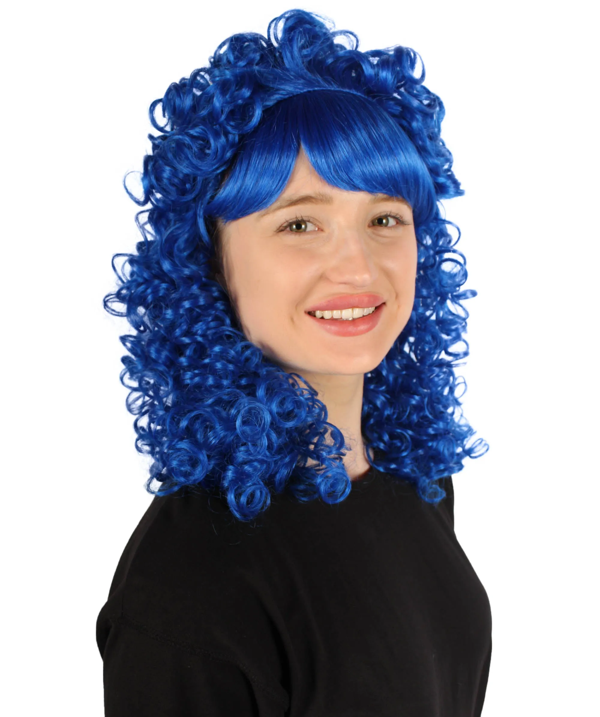 HPO Women's 80's Babe Doll Wig , Multiple Color Options