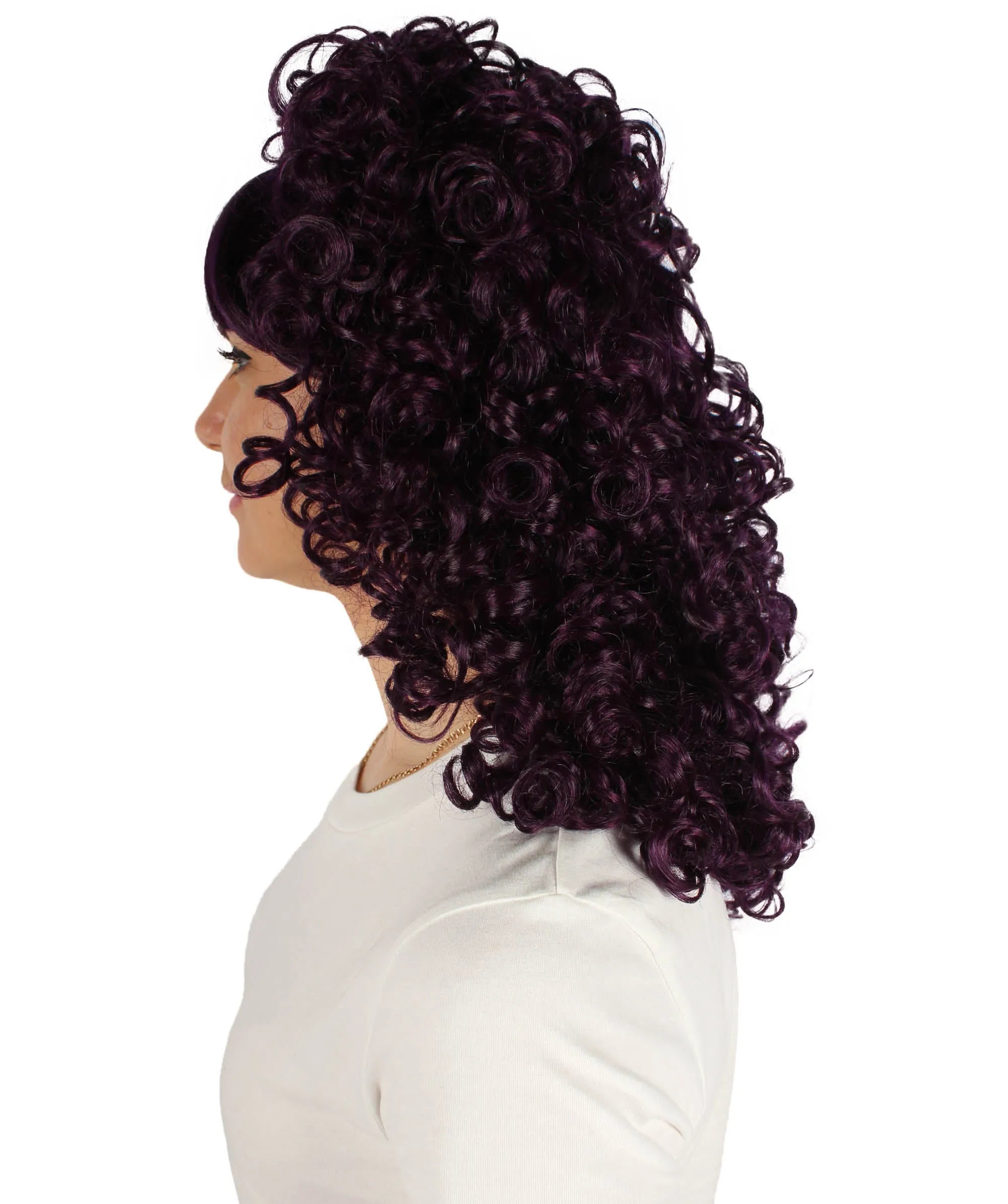 HPO Women's 80's Babe Doll Wig , Multiple Color Options