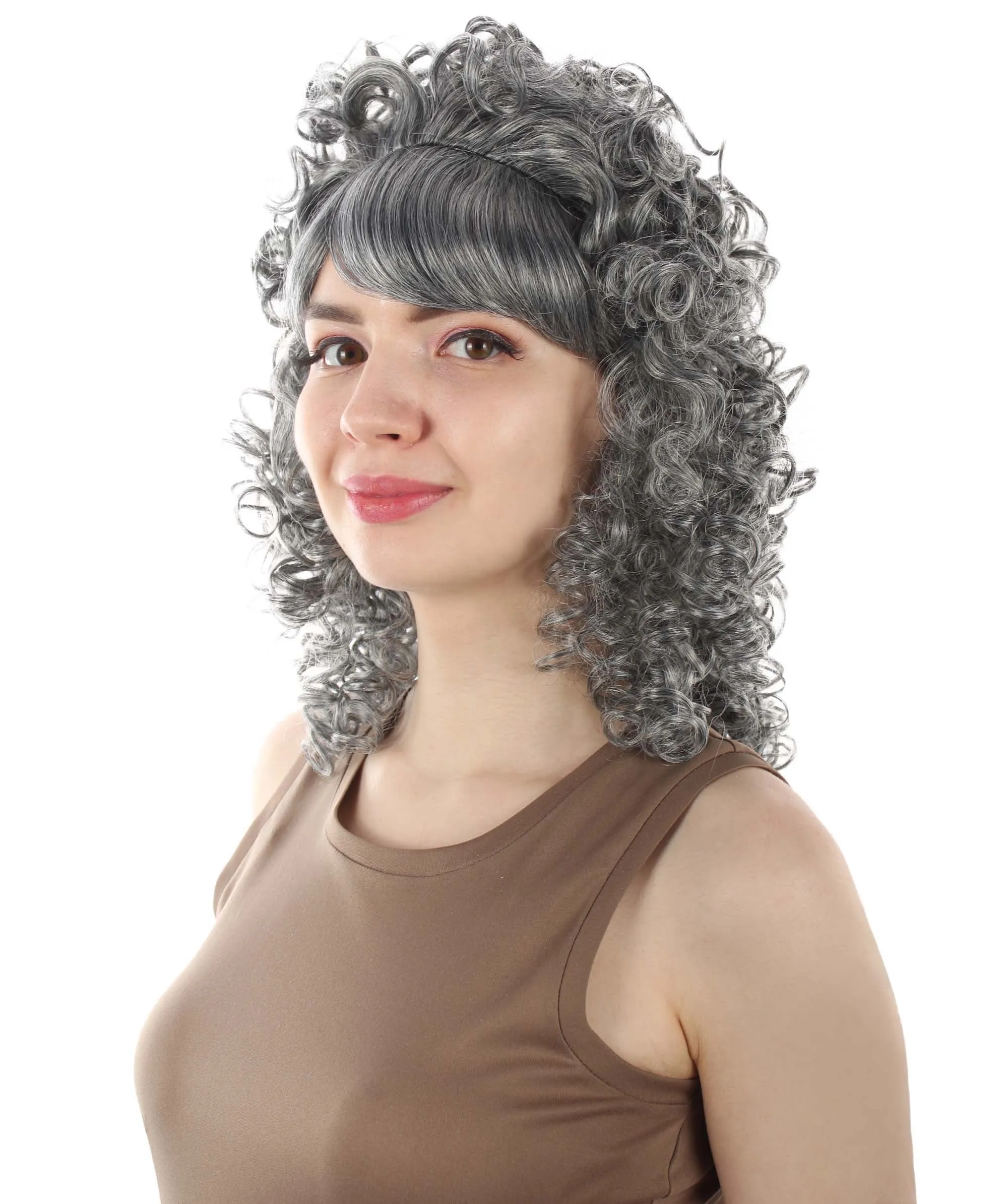 HPO Women's 80's Babe Doll Wig , Multiple Color Options