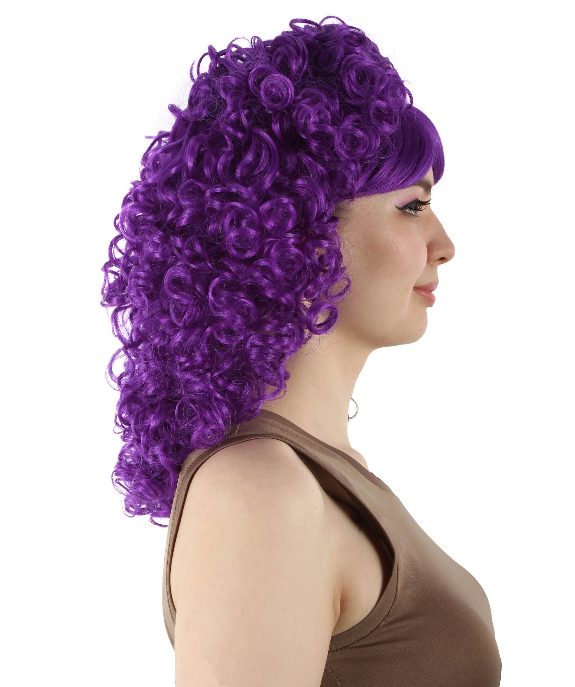 HPO Women's 80's Babe Doll Wig , Multiple Color Options