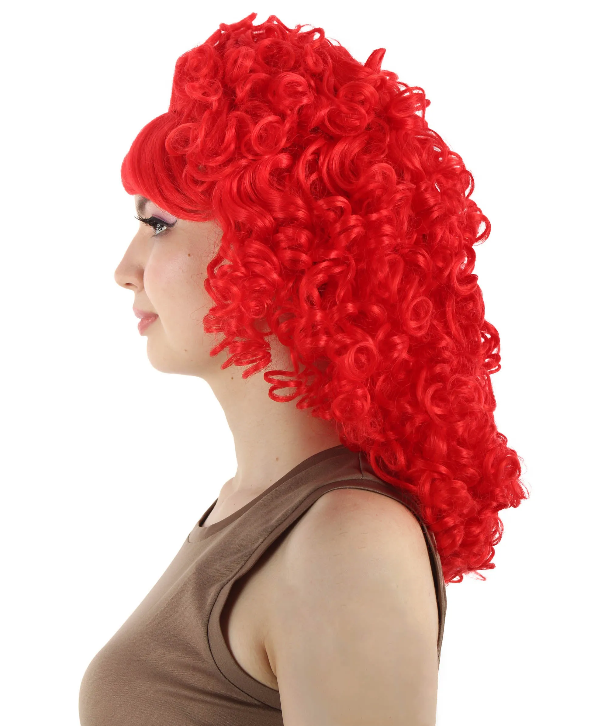 HPO Women's 80's Babe Doll Wig , Multiple Color Options