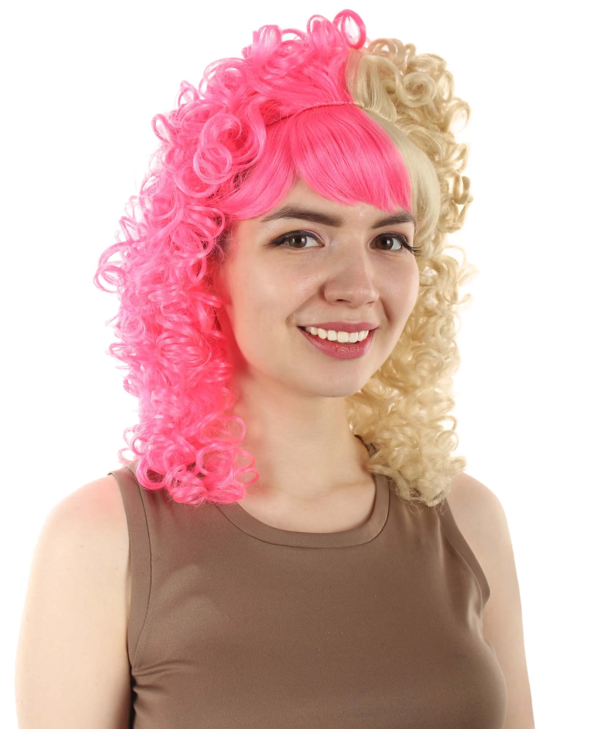 HPO Women's 80's Babe Doll Wig , Multiple Color Options