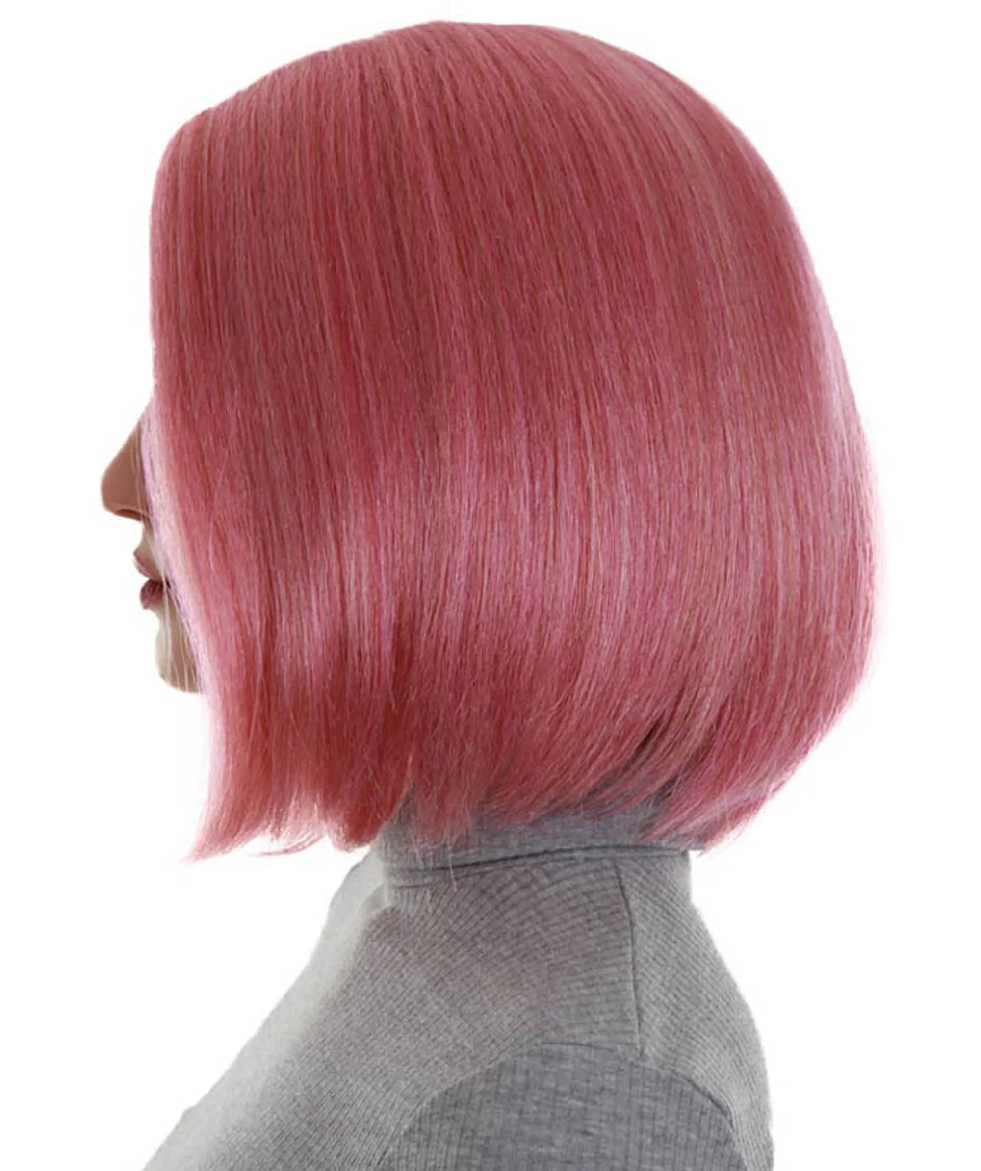 Introverted Bob | Women's Rose Multiple Color Straight Shoulder Length Trendy Introverted Bob Wig