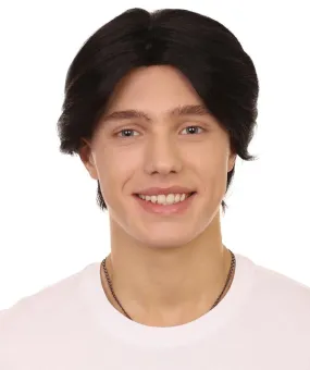 K-Pop Boy Band Two-block Haircut | Men's Multi-Part Lace Front Wig | Premium Halloween Wig