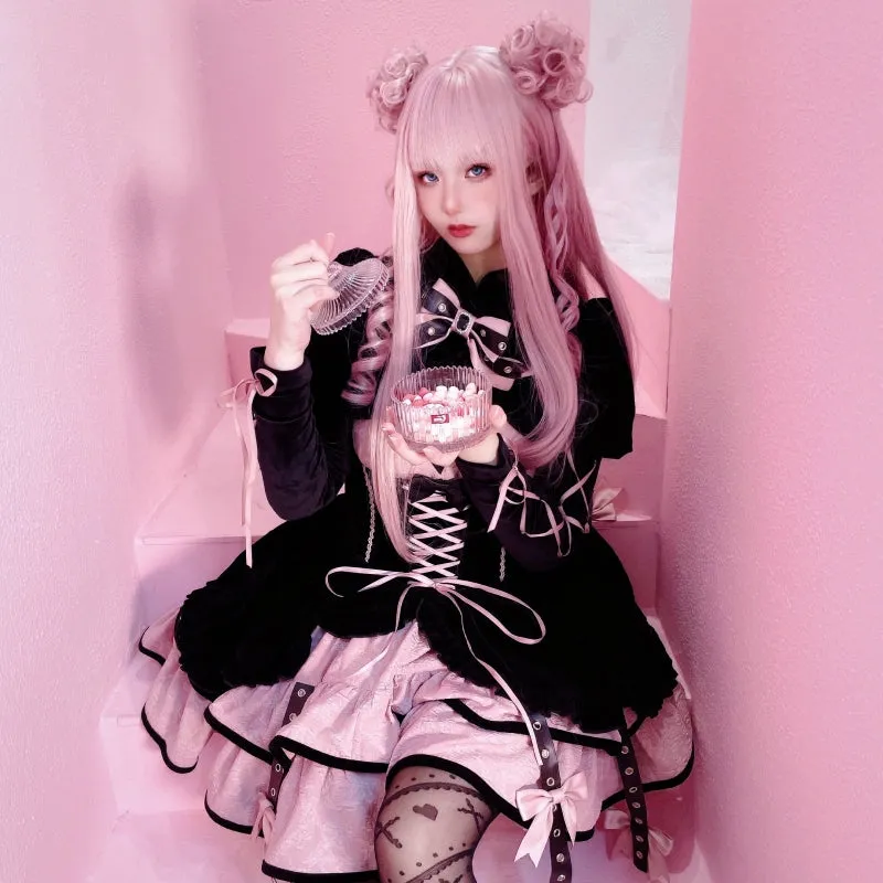 Kawaii Lolita Pink Long-Hair Wig